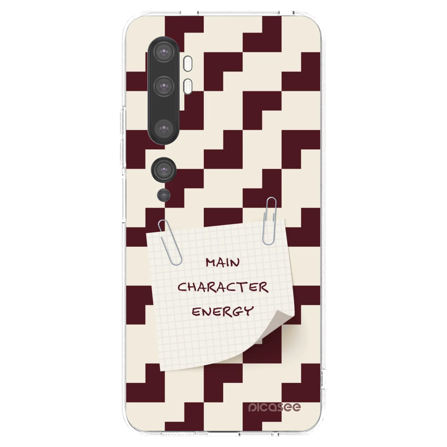 Picasee silikonowe przeźroczyste etui na Xiaomi Mi Note 10 (Pro) - Lead Role