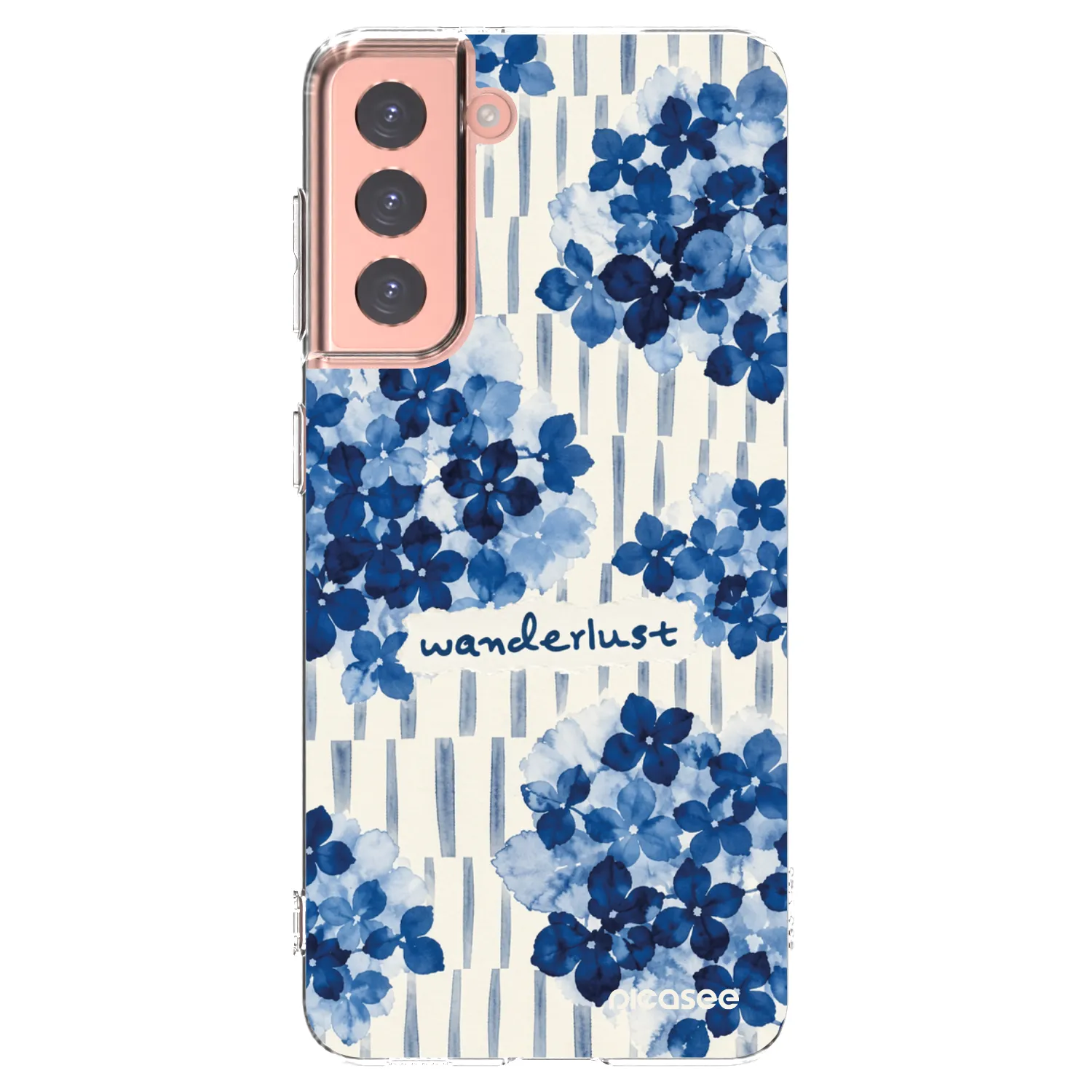 Picasee silikonowe przeźroczyste etui na Samsung Galaxy S21 5G G991B - Azorea