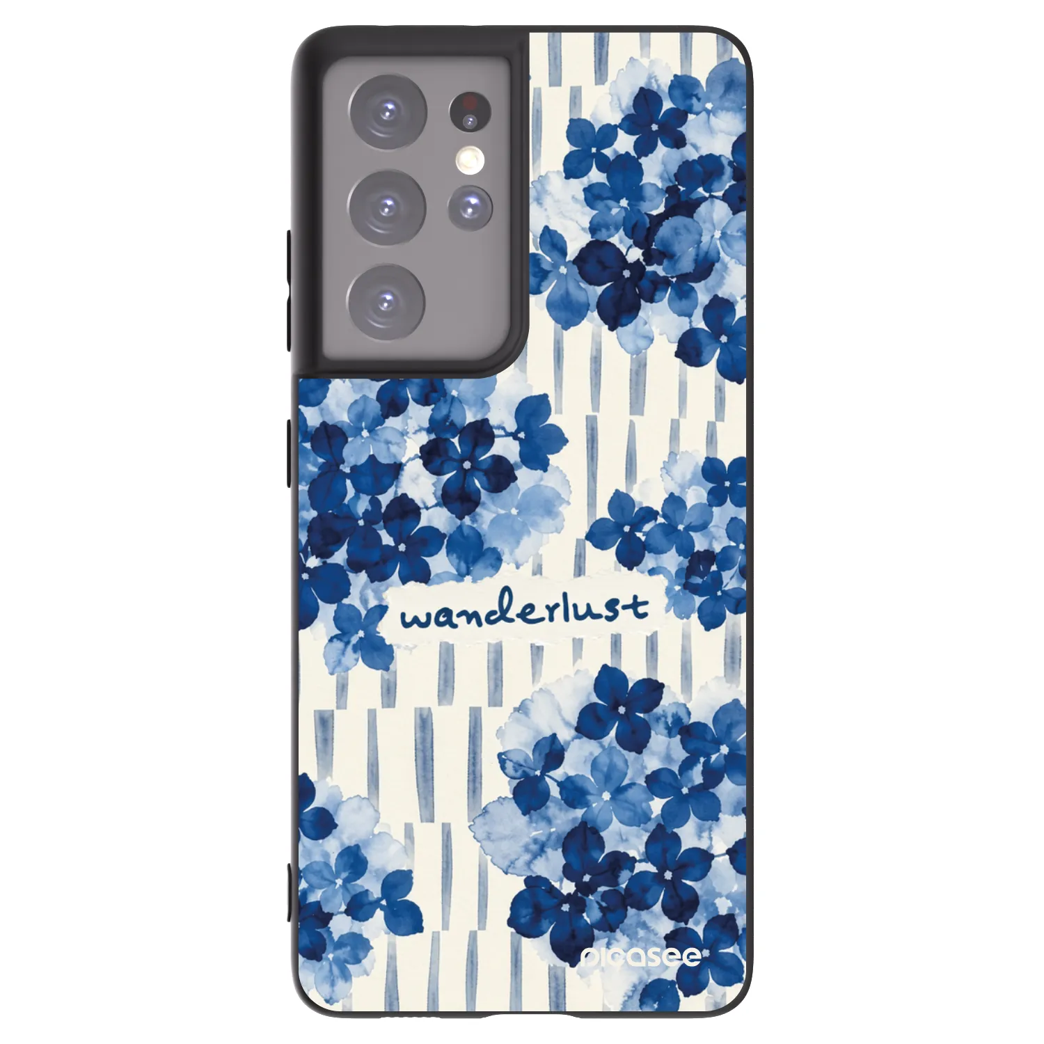 Picasee silikonowe czarne etui na Samsung Galaxy S21 Ultra 5G G998B - Azorea