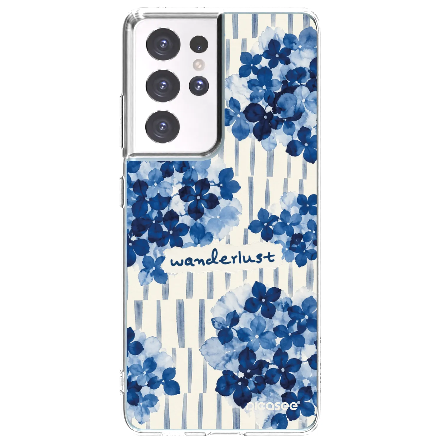 Picasee silikonowe przeźroczyste etui na Samsung Galaxy S21 Ultra 5G G998B - Azorea