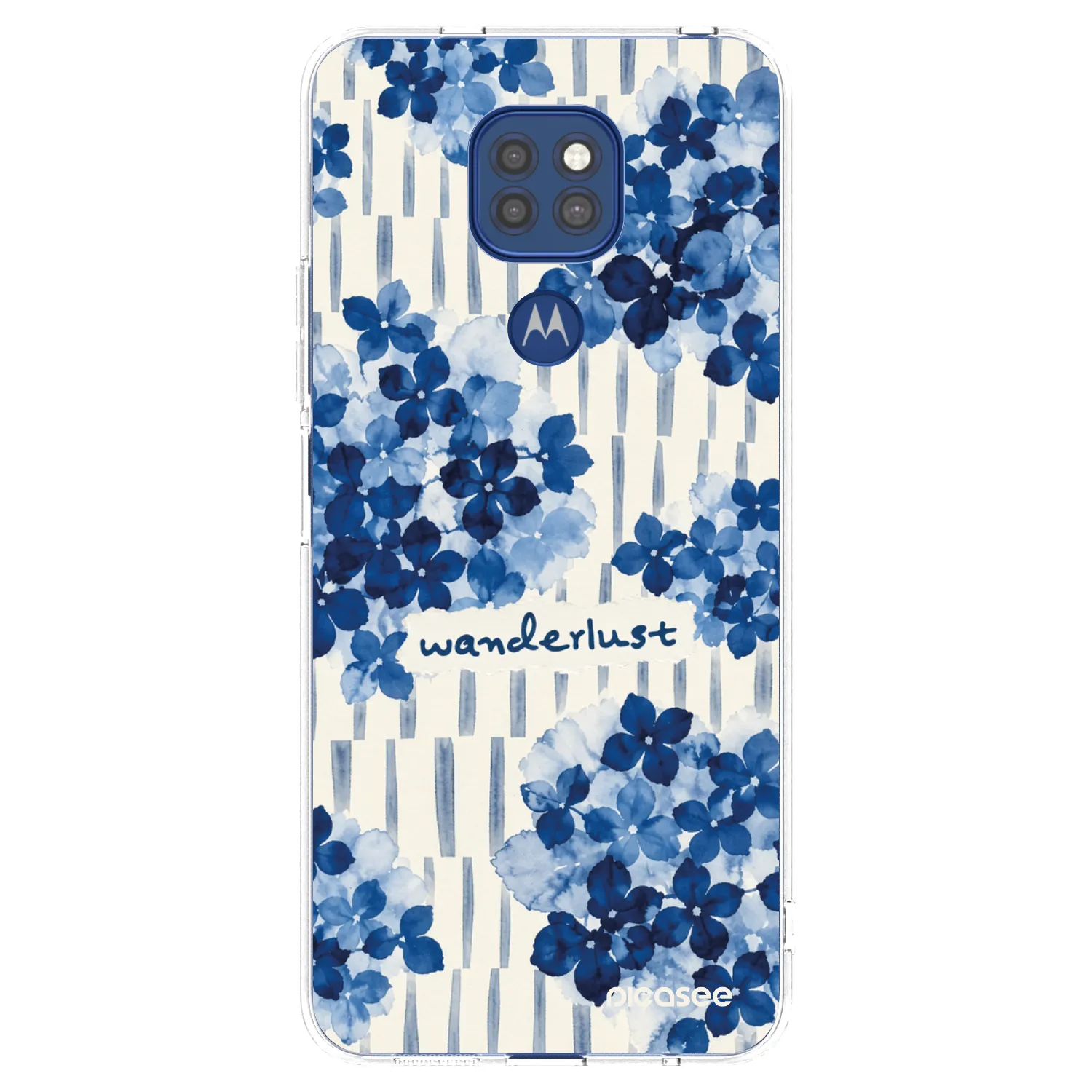 Picasee silikonowe przeźroczyste etui na Motorola Moto G9 Play - Azorea