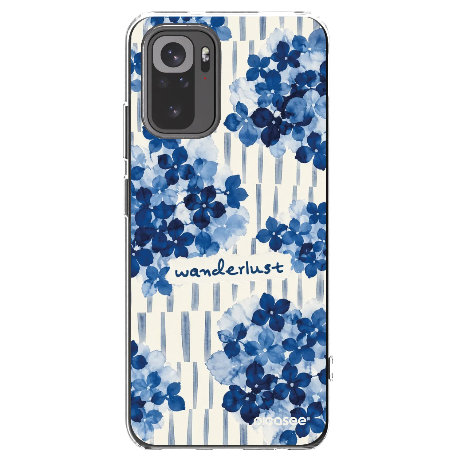 Picasee silikonowe przeźroczyste etui na Xiaomi Redmi Note 10 - Azorea