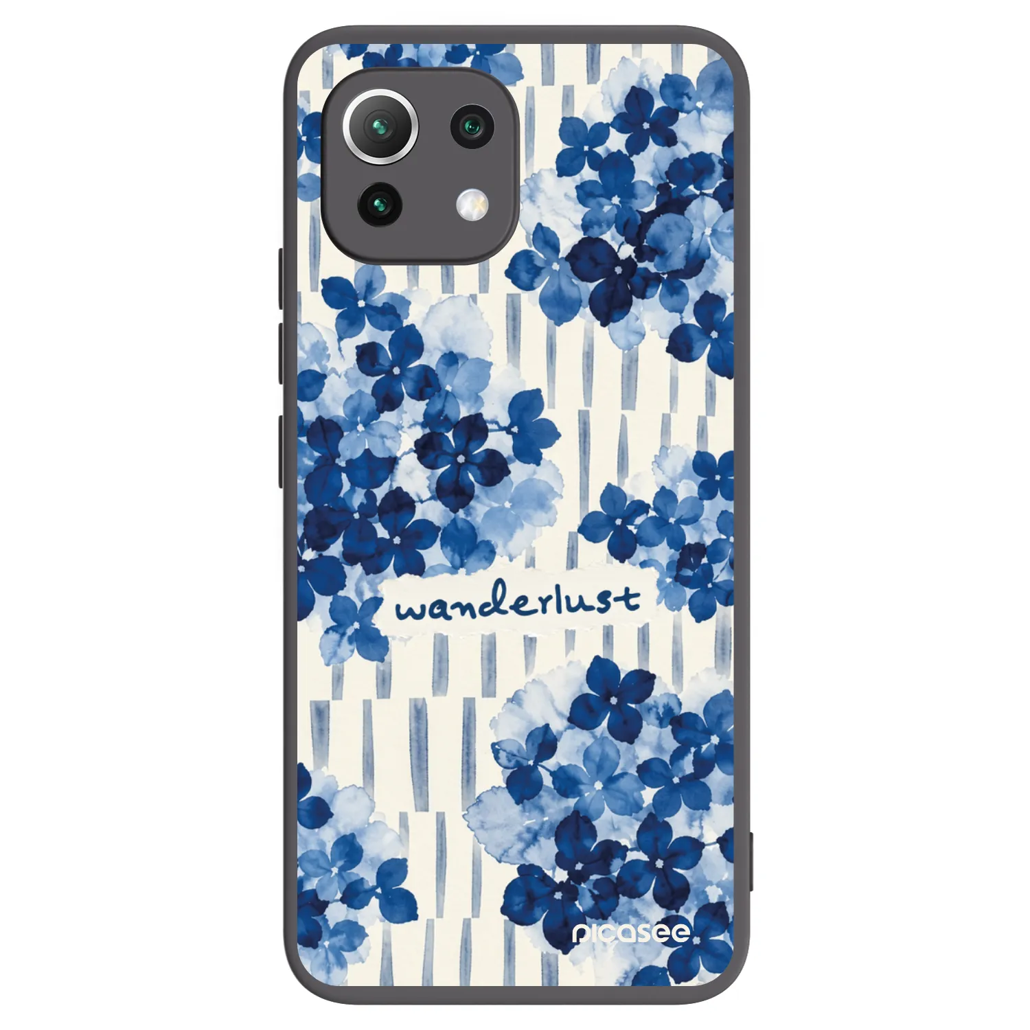 Picasee silikonowe czarne etui na Xiaomi Mi 11 Lite - Azorea