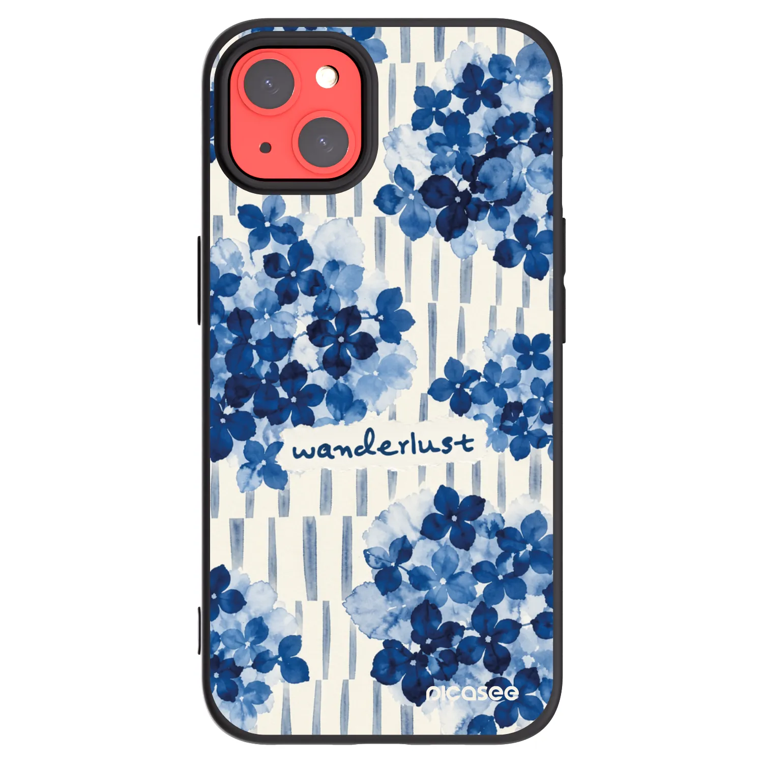 Picasee silikonowe czarne etui na Apple iPhone 13 - Azorea