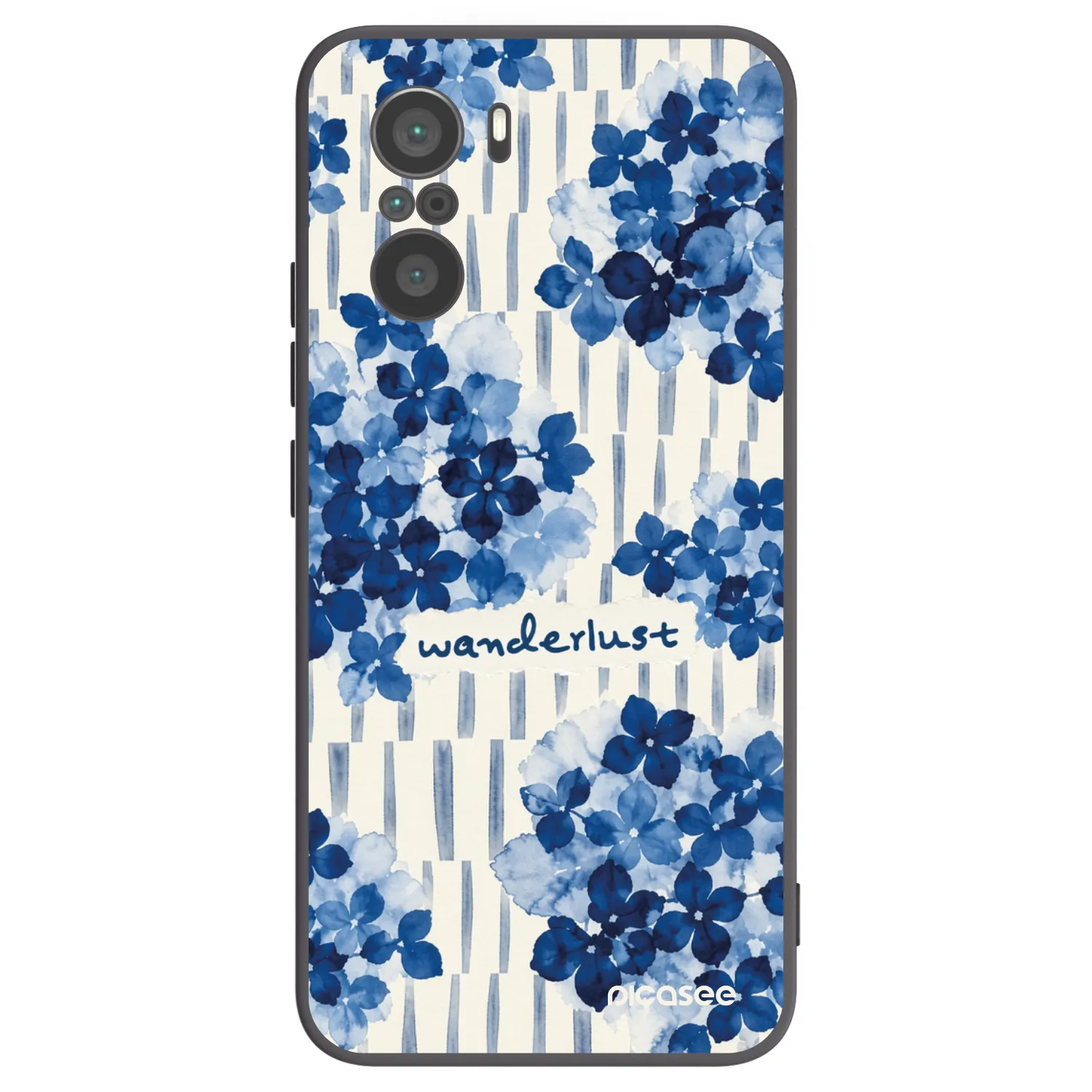 Picasee silikonowe czarne etui na Xiaomi Poco F3 - Azorea