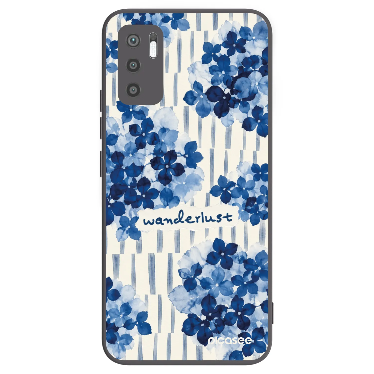 Picasee silikonowe czarne etui na Xiaomi Redmi Note 10 5G - Azorea