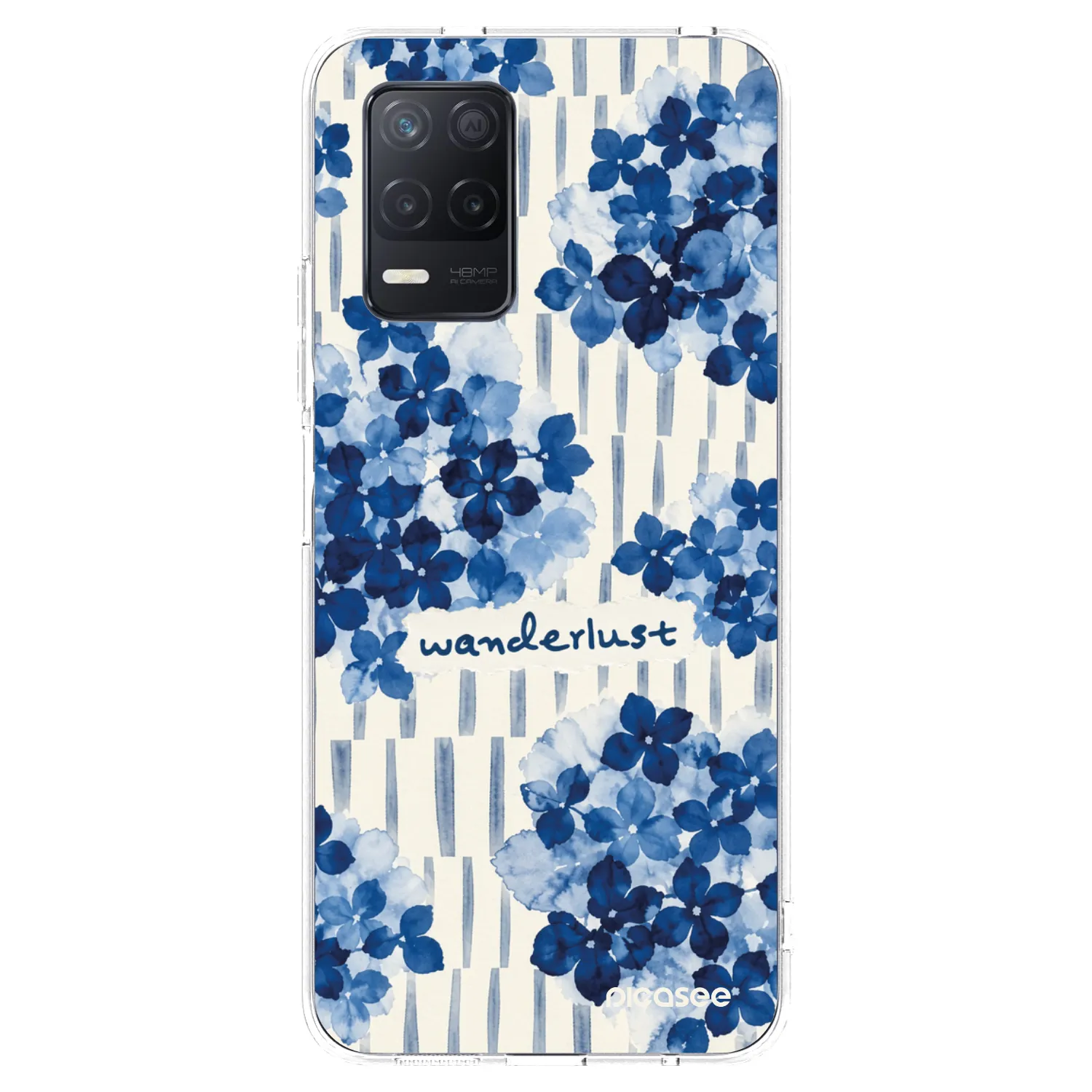 Picasee silikonowe przeźroczyste etui na Realme 8 5G - Azorea