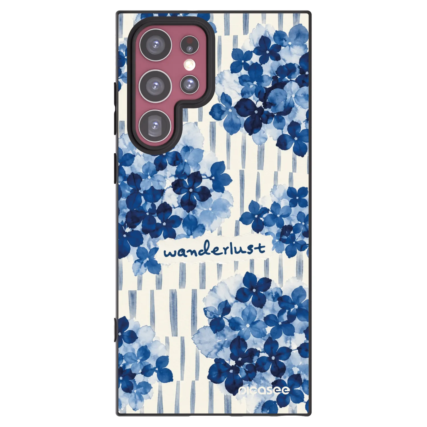 Picasee silikonowe czarne etui na Samsung Galaxy S22 Ultra 5G - Azorea
