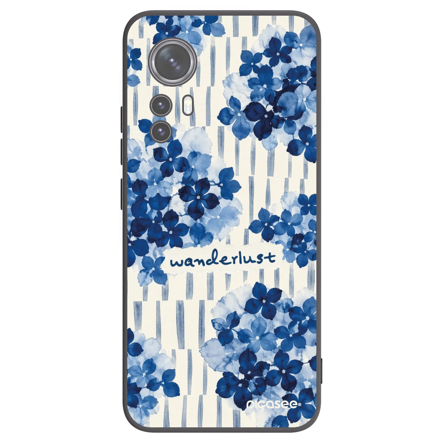 Picasee silikonowe czarne etui na Xiaomi 12 - Azorea