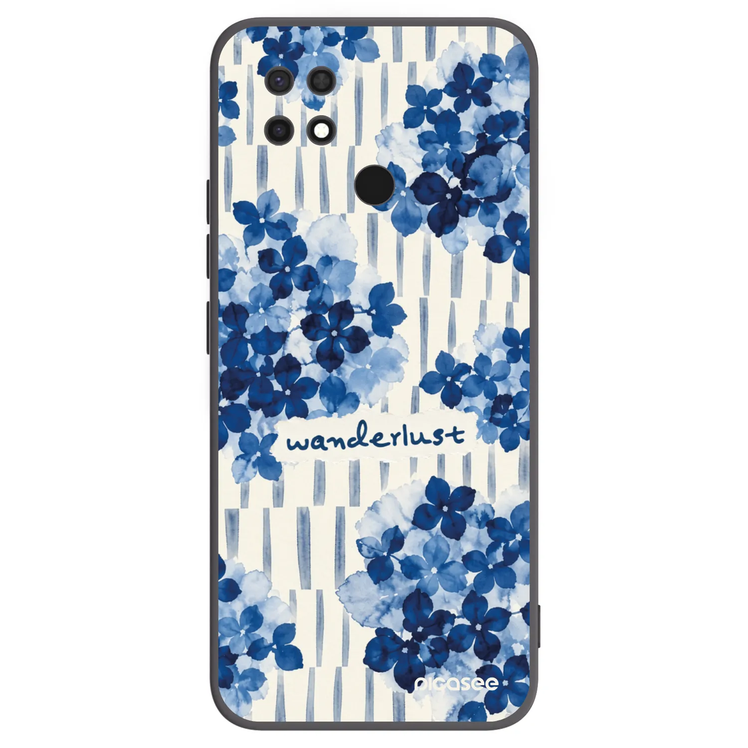 Picasee silikonowe czarne etui na Xiaomi Redmi 10C - Azorea