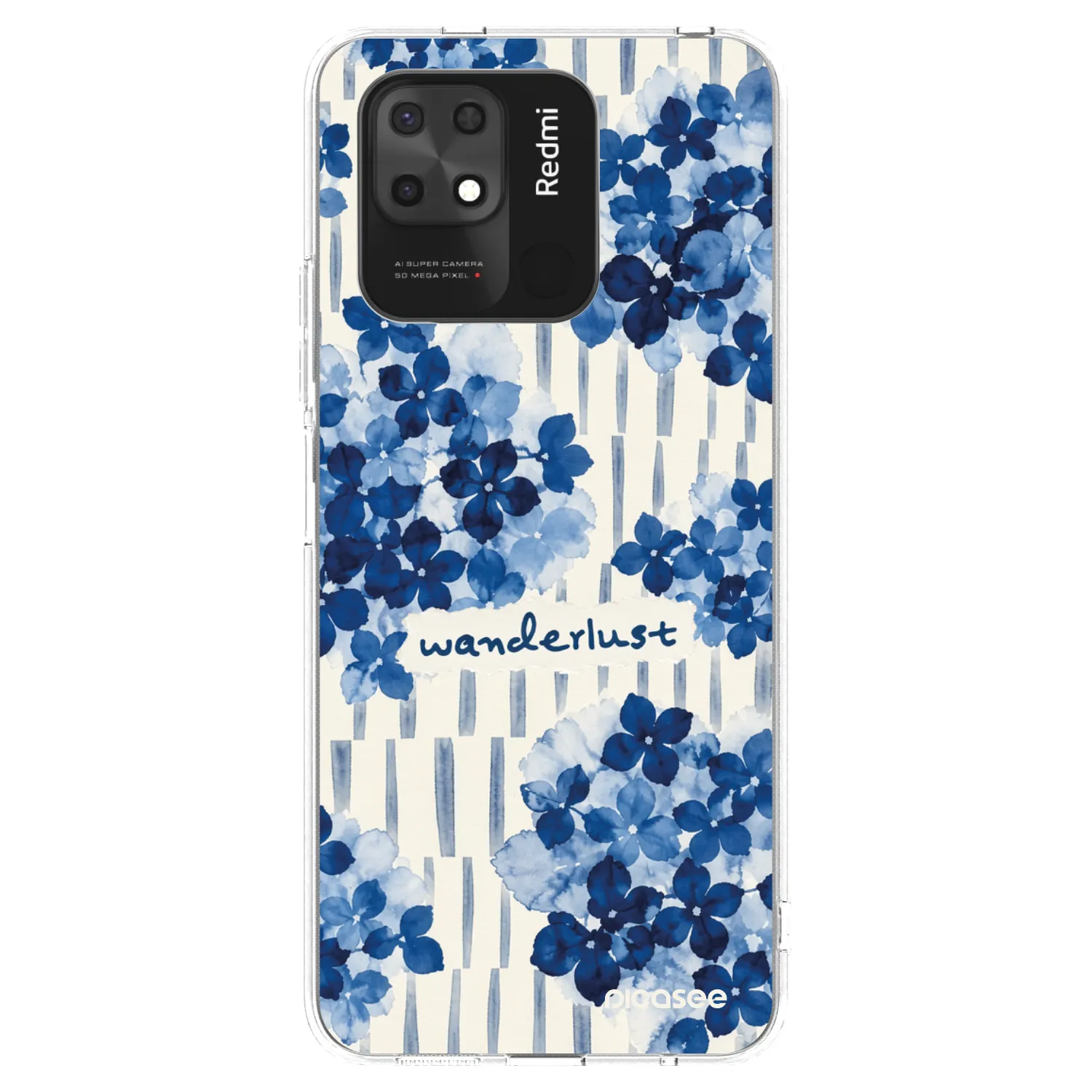 Picasee silikonowe przeźroczyste etui na Xiaomi Redmi 10C - Azorea