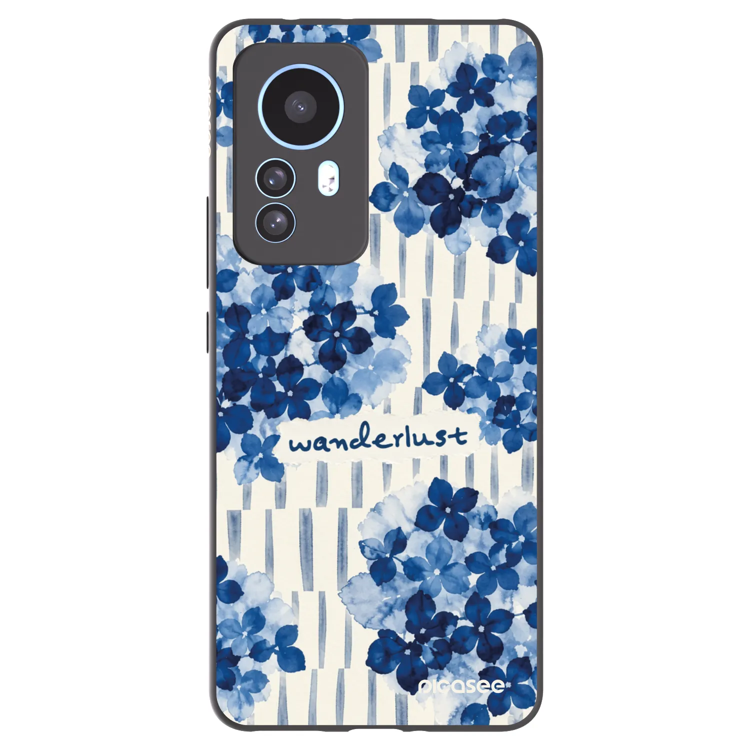 Picasee silikonowe czarne etui na Xiaomi 12T - Azorea
