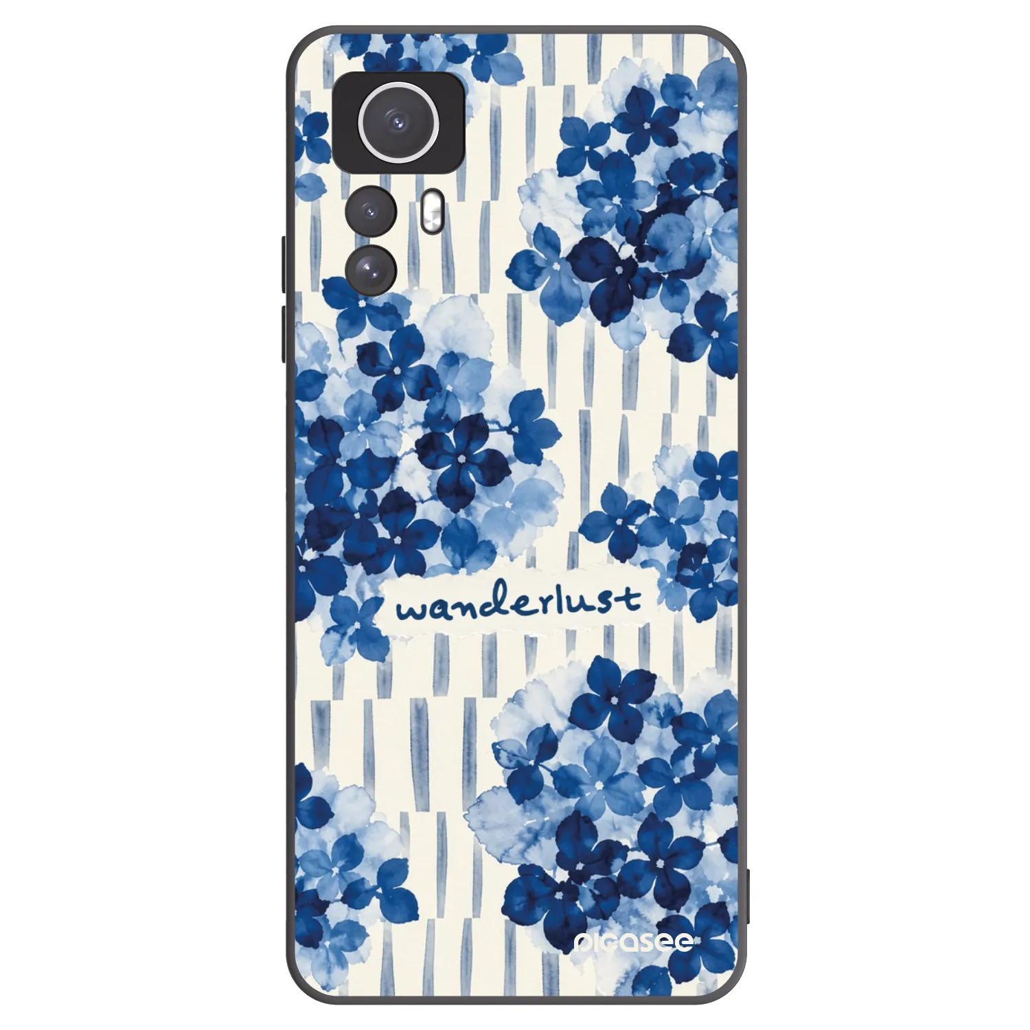 Picasee silikonowe czarne etui na Xiaomi Redmi Note 12S - Azorea