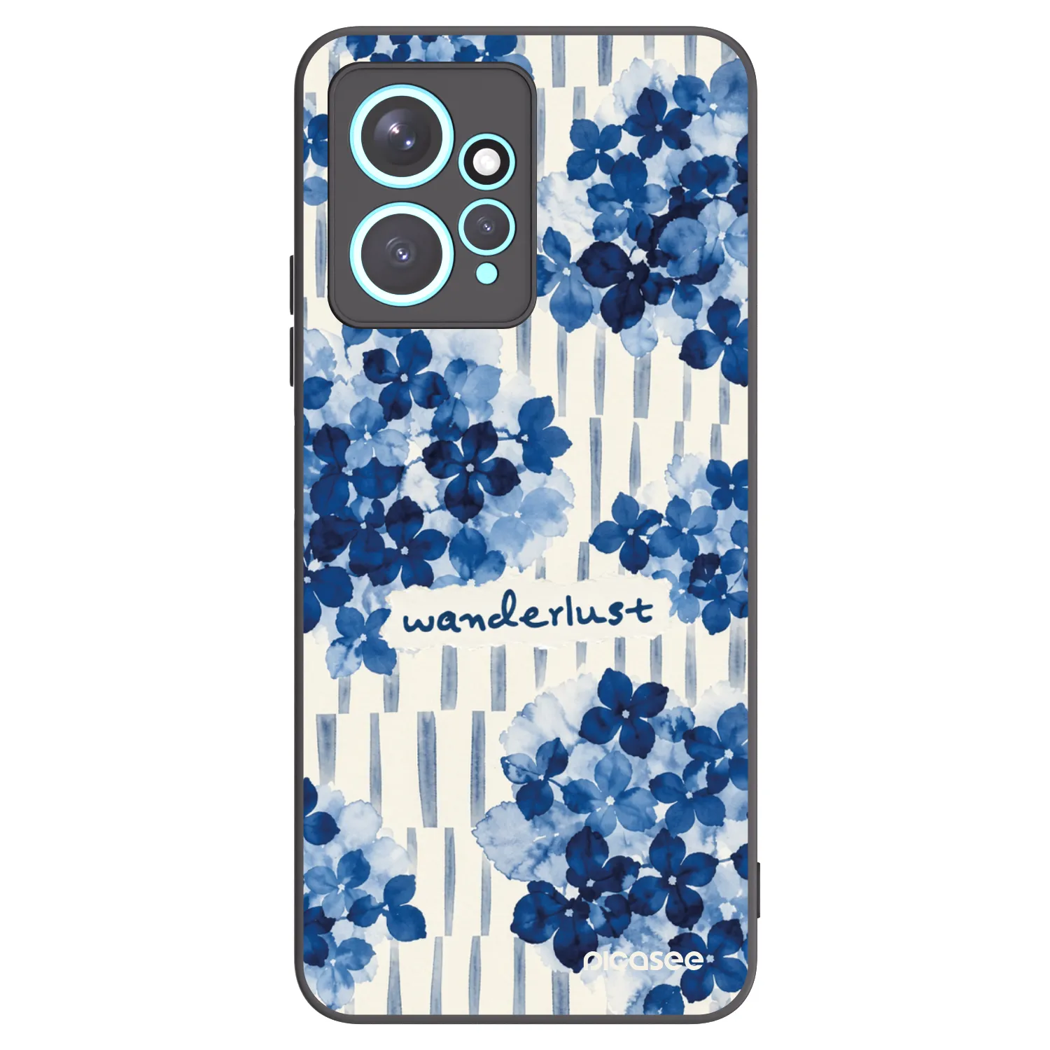 Picasee silikonowe czarne etui na Xiaomi Redmi Note 12 4G - Azorea