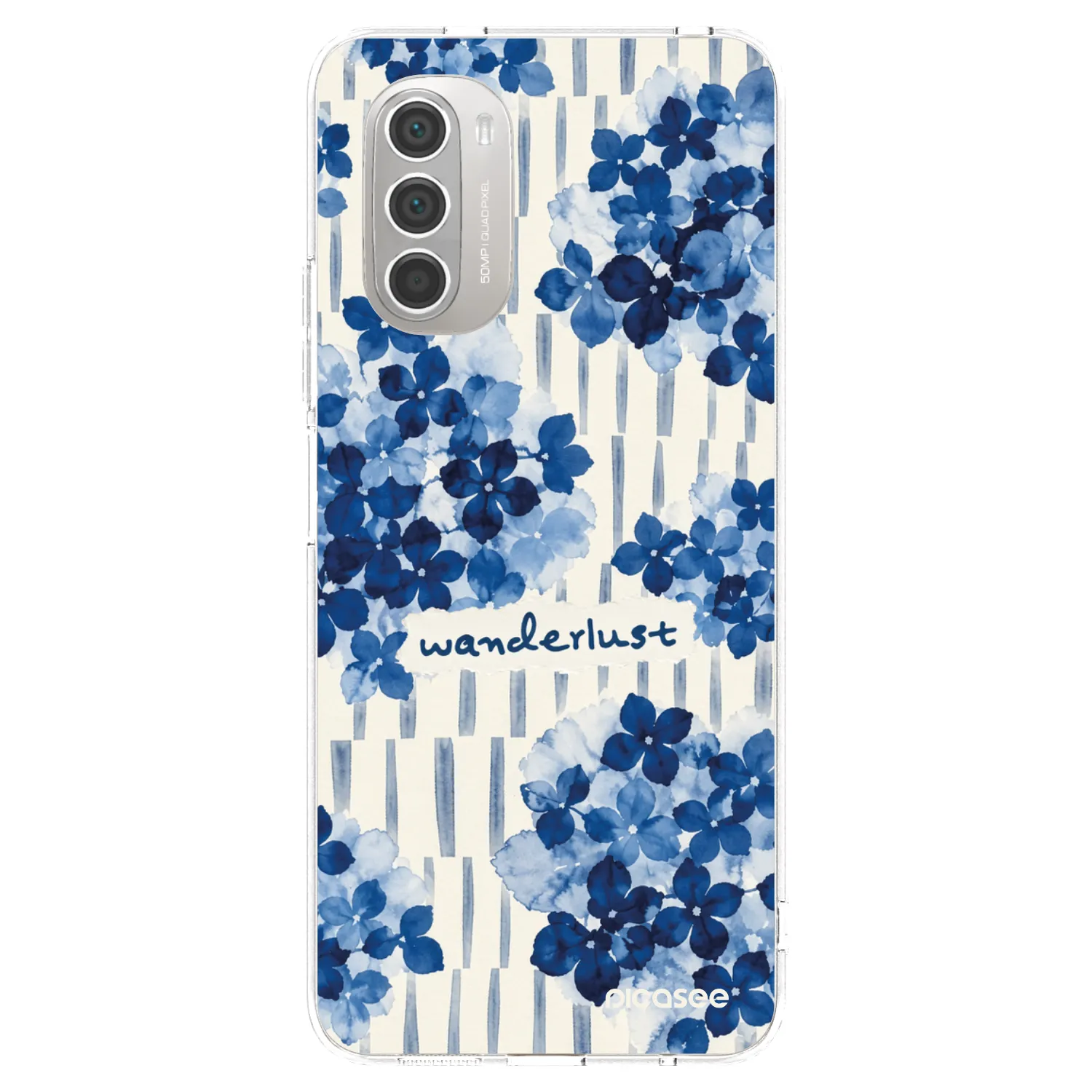 Picasee silikonowe przeźroczyste etui na Motorola Moto G51 - Azorea