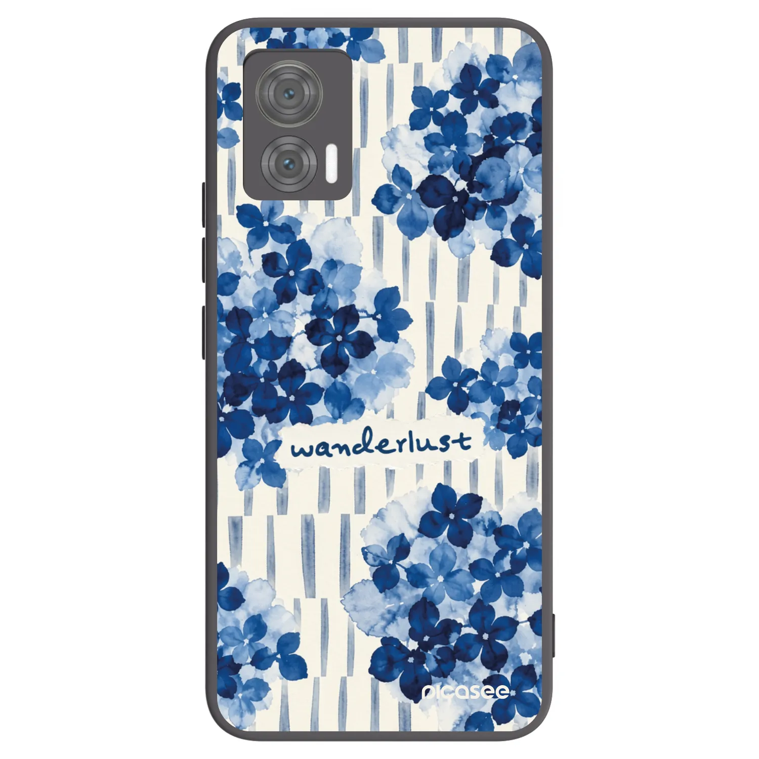 Picasee silikonowe czarne etui na Motorola Edge 30 Neo - Azorea