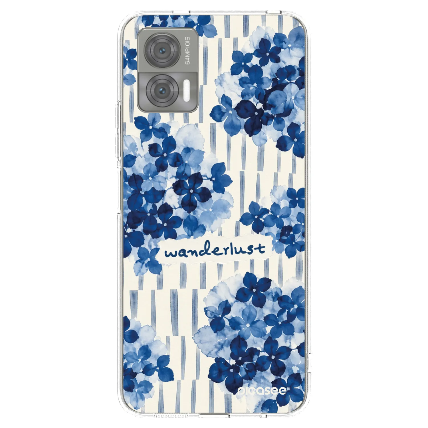 Picasee silikonowe przeźroczyste etui na Motorola Edge 30 Neo - Azorea