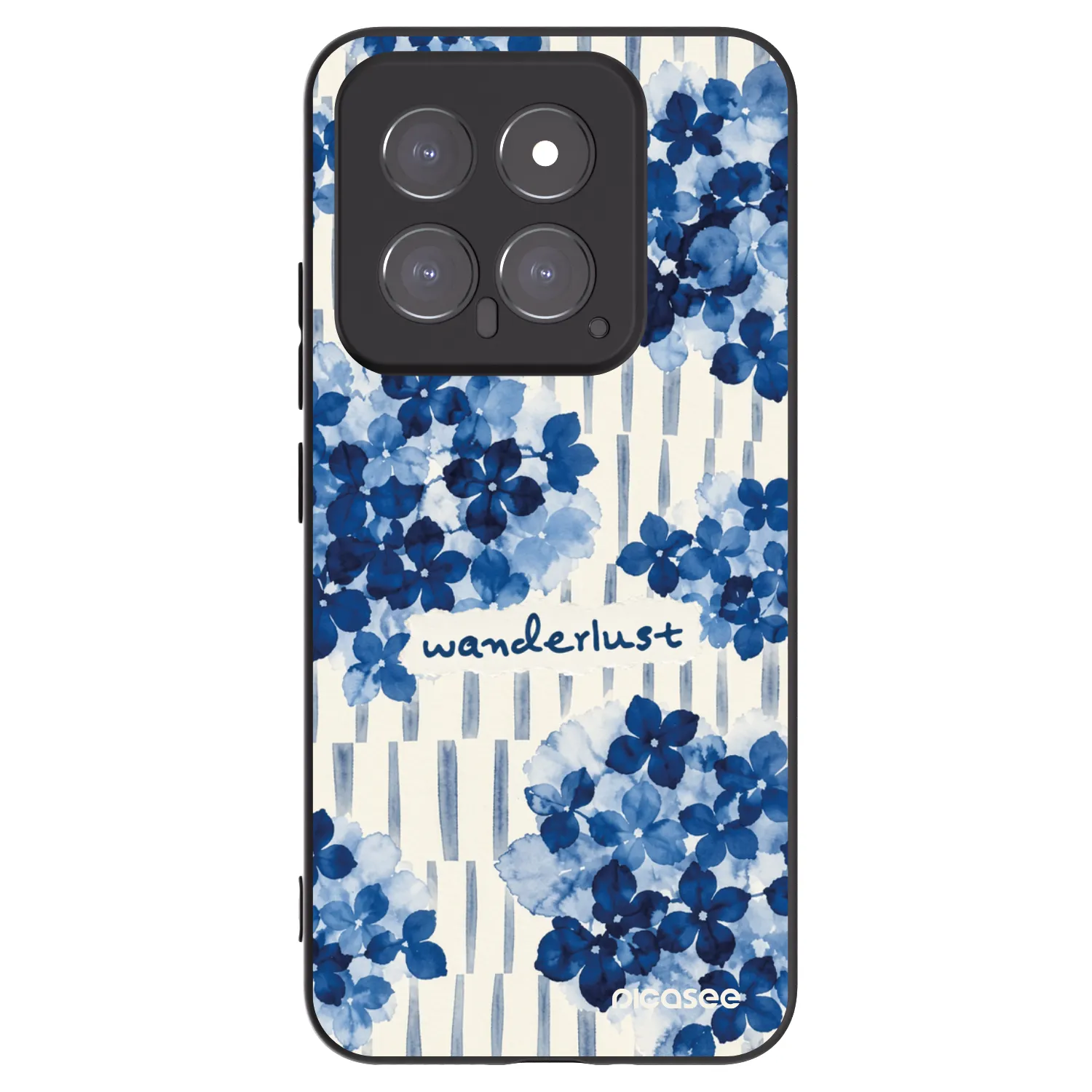 Picasee silikonowe czarne etui na Xiaomi 14 - Azorea