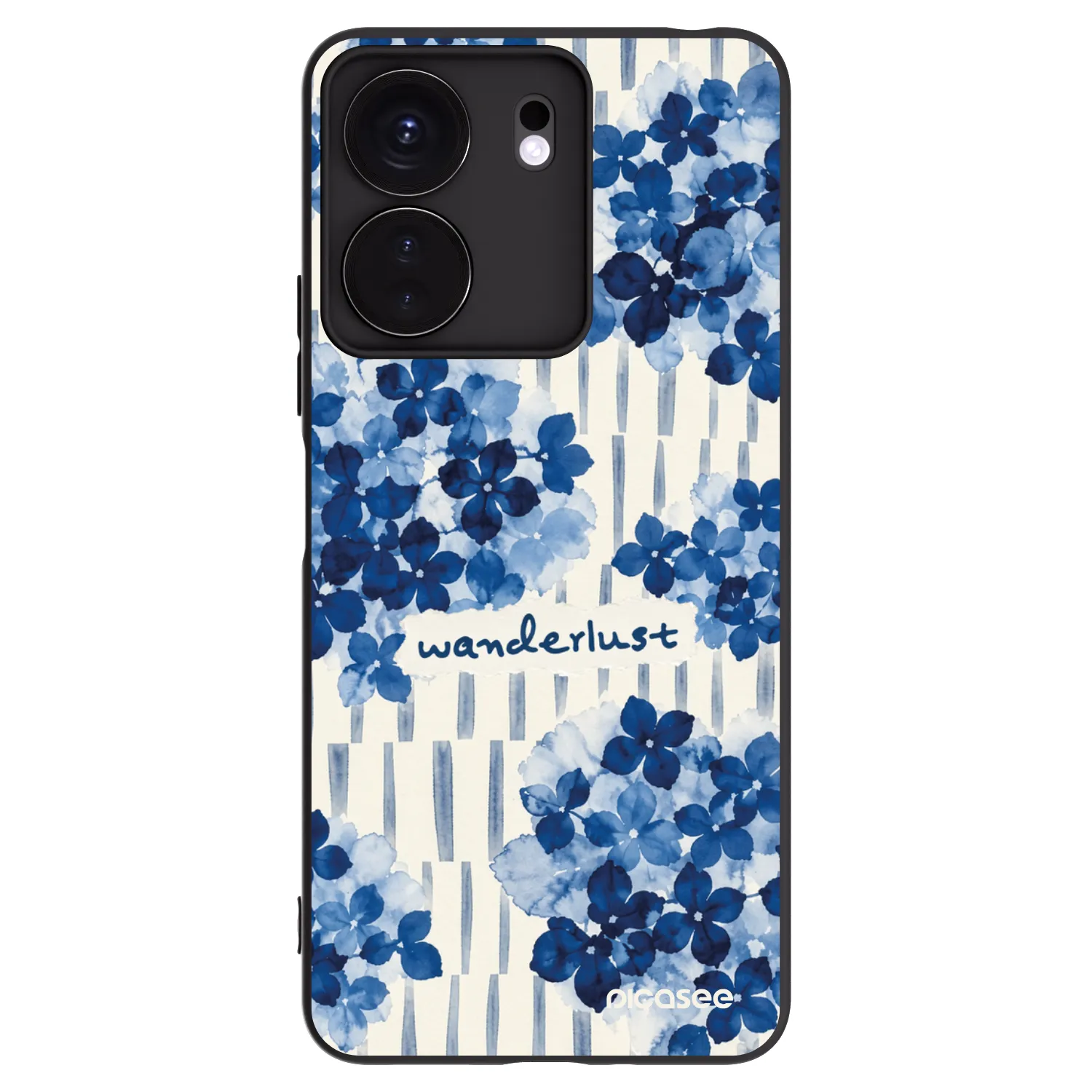 Picasee silikonowe czarne etui na Xiaomi Redmi 13C 4G - Azorea
