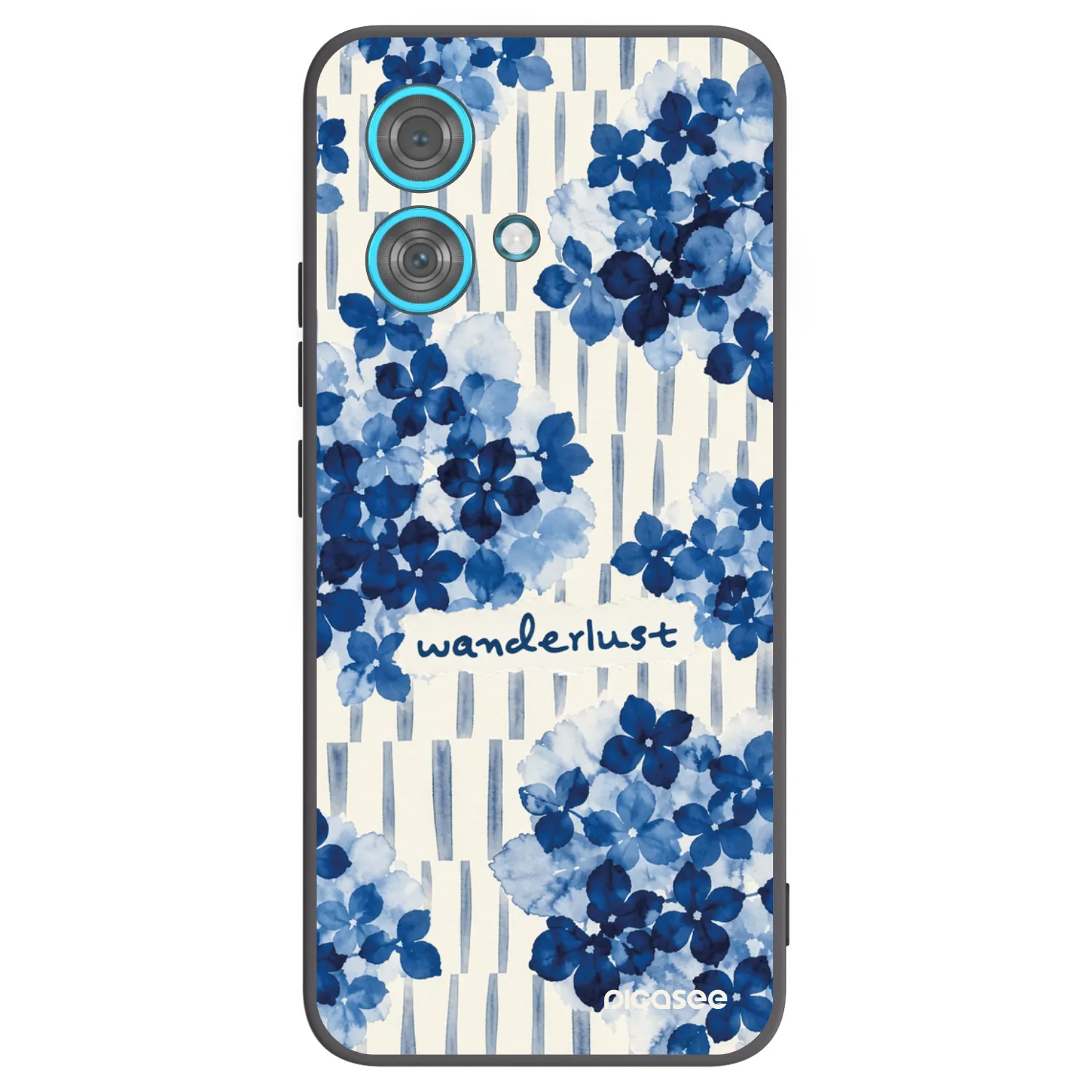 Picasee silikonowe czarne etui na Motorola Edge 40 Neo - Azorea
