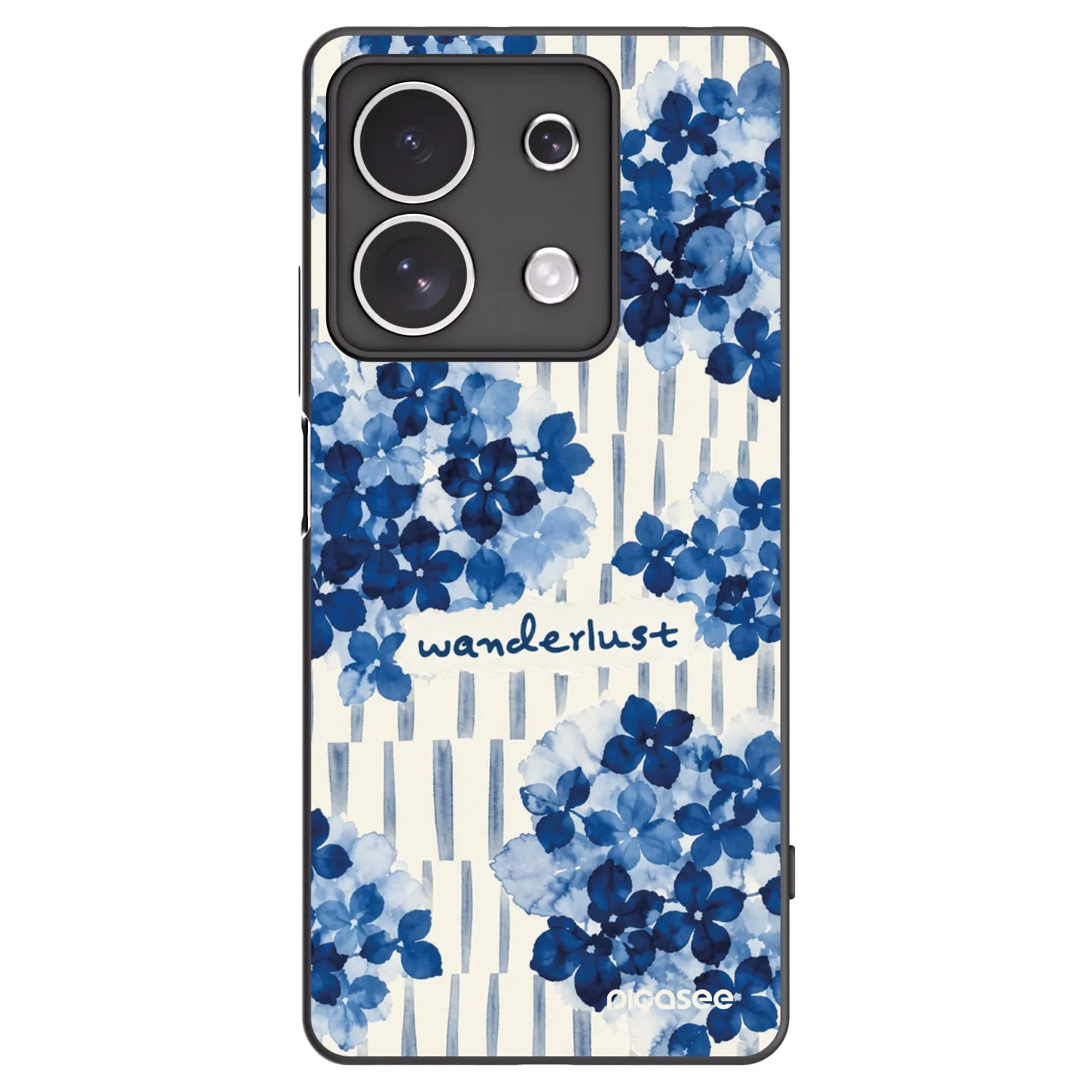 Picasee silikonowe czarne etui na Xiaomi Redmi Note 13 4G - Azorea