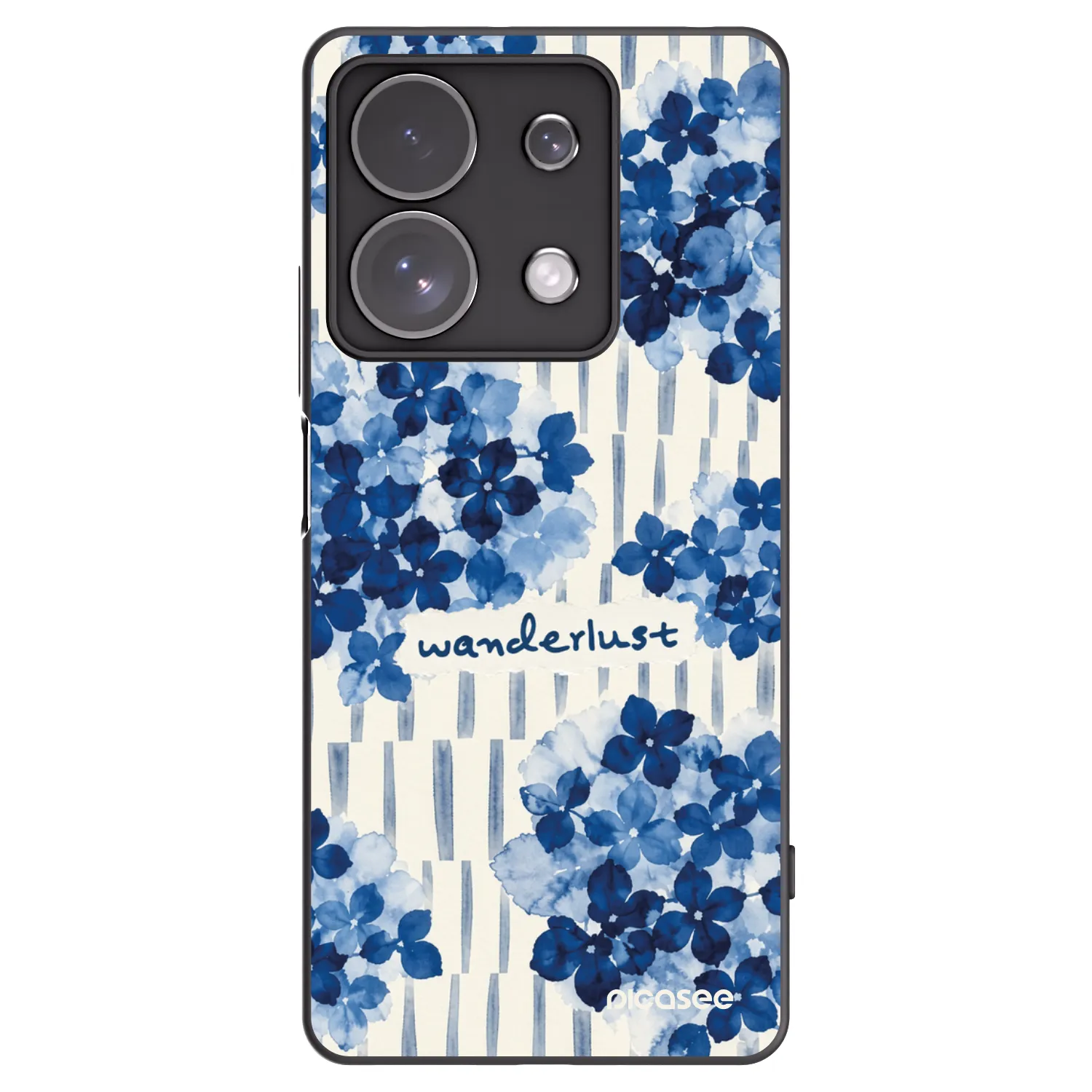 Picasee silikonowe czarne etui na Xiaomi Redmi Note 13 Pro 4G - Azorea