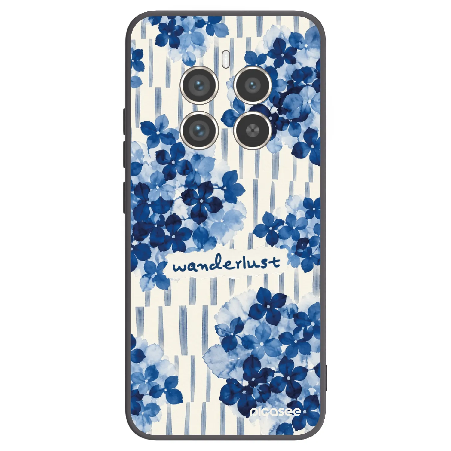Picasee silikonowe czarne etui na Realme 12 Pro 5G - Azorea