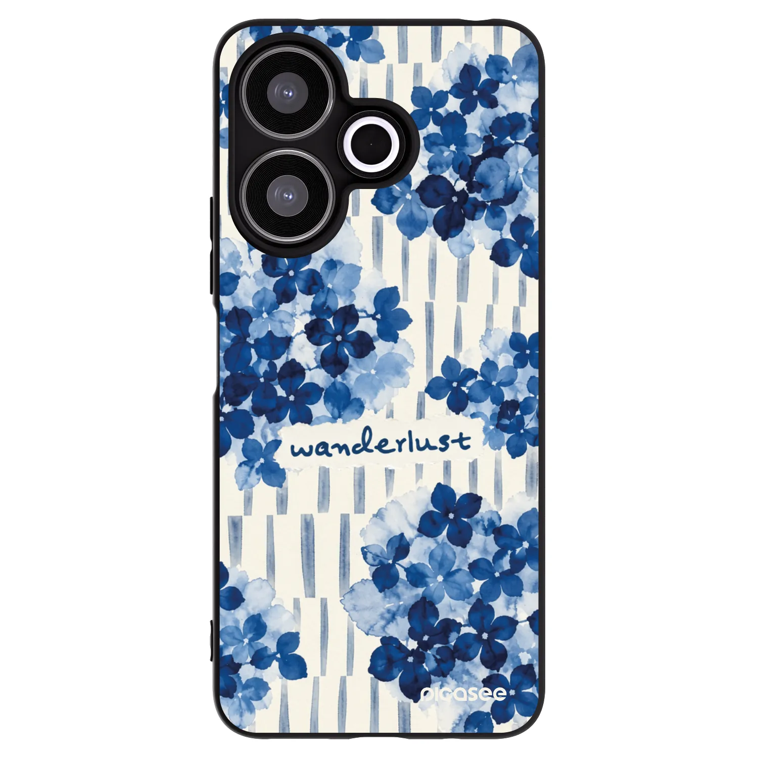 Picasee silikonowe czarne etui na Xiaomi Redmi 13 4G - Azorea