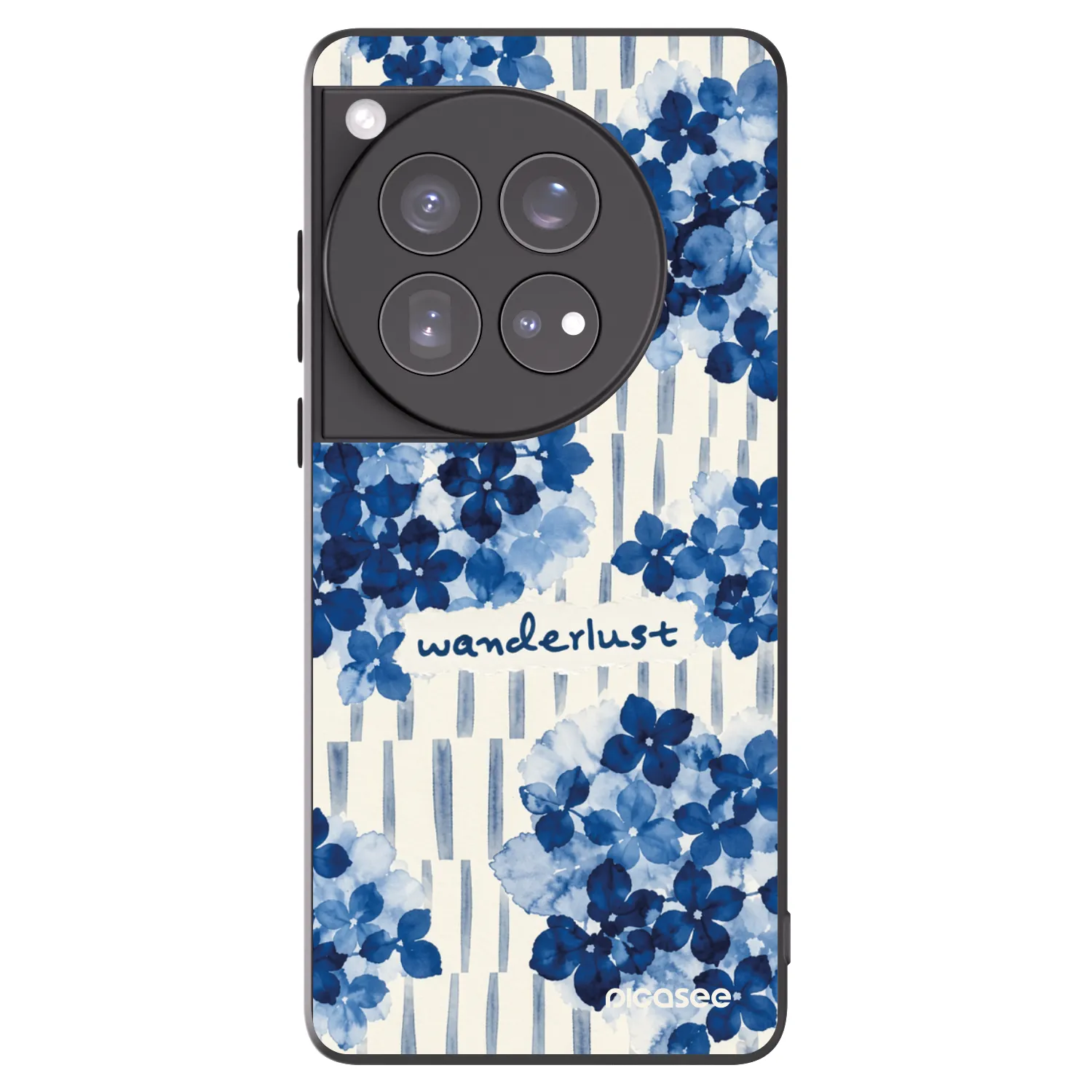 Picasee silikonowe czarne etui na OnePlus 12 5G - Azorea