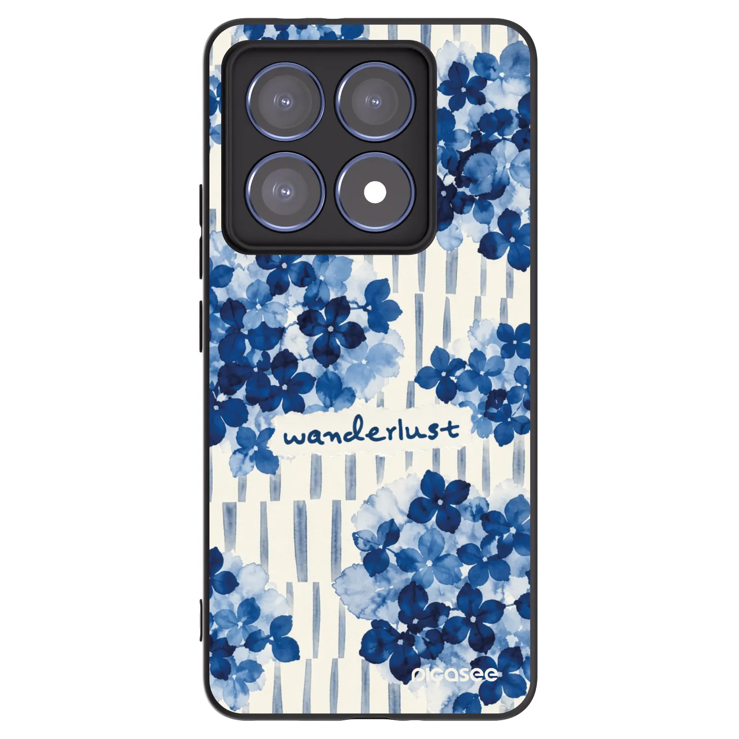 Picasee silikonowe czarne etui na Xiaomi 14T Pro - Azorea