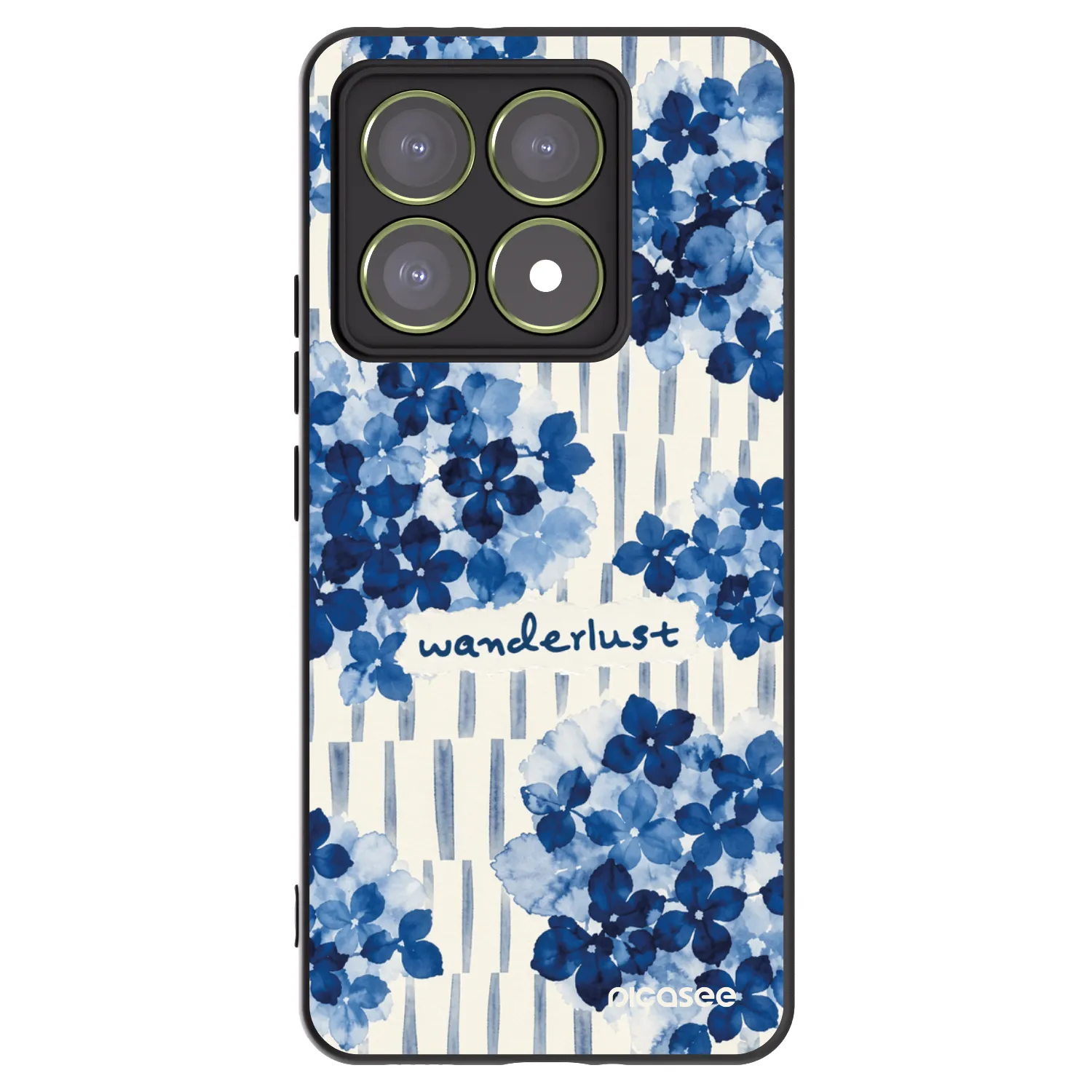 Picasee silikonowe czarne etui na Xiaomi 14T - Azorea
