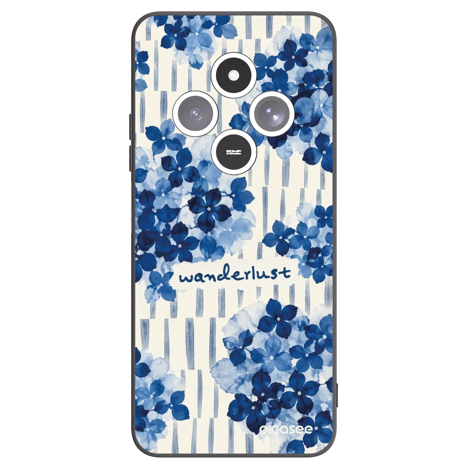 Picasee silikonowe czarne etui na Xiaomi Redmi 14C - Azorea