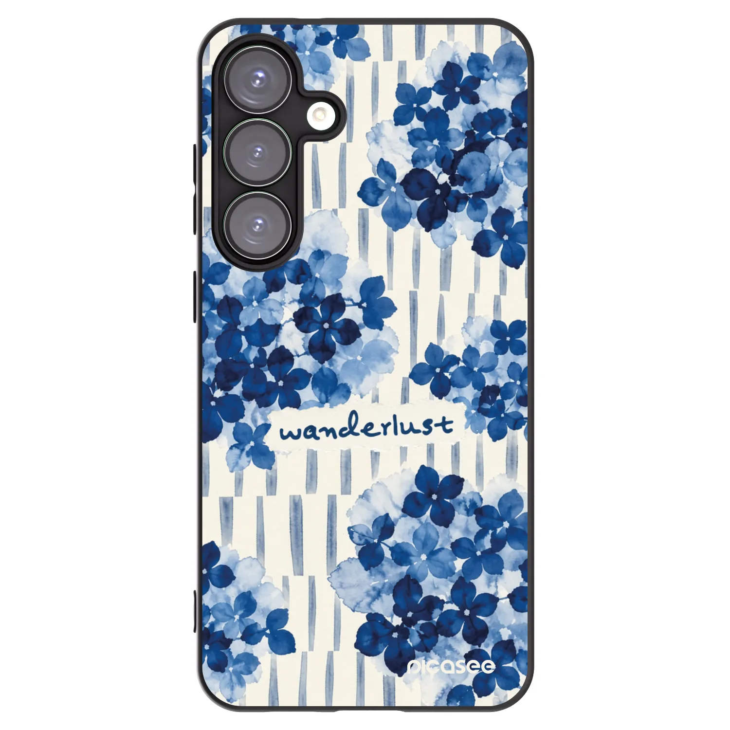 Picasee silikonowe czarne etui na Samsung Galaxy S25+ 5G - Azorea