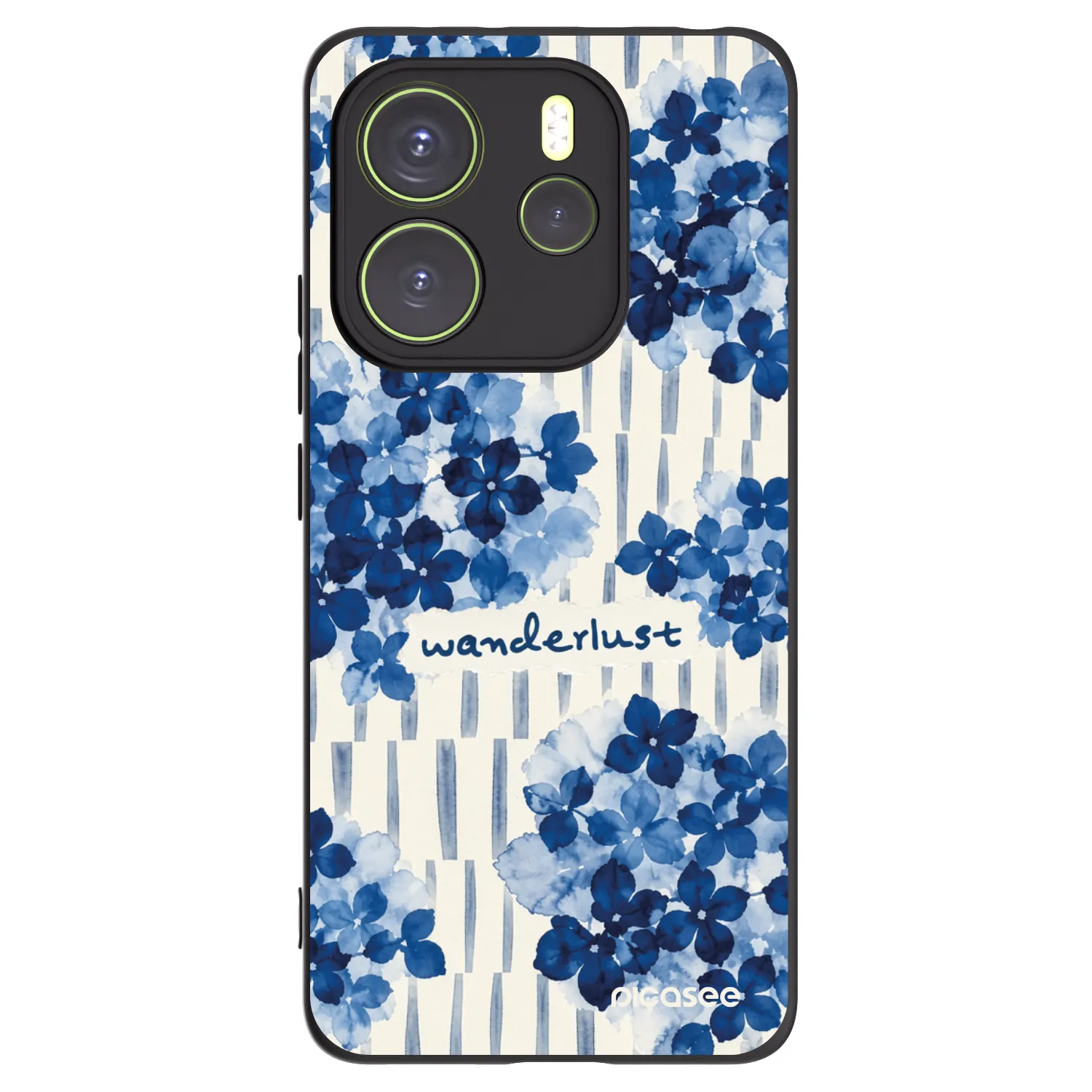 Picasee silikonowe czarne etui na Xiaomi Redmi Note 14 4G - Azorea