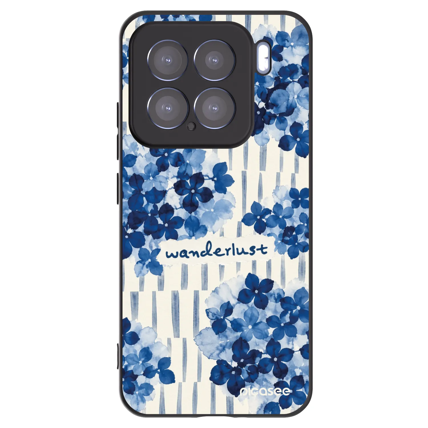 Picasee silikonowe czarne etui na Xiaomi 15 - Azorea