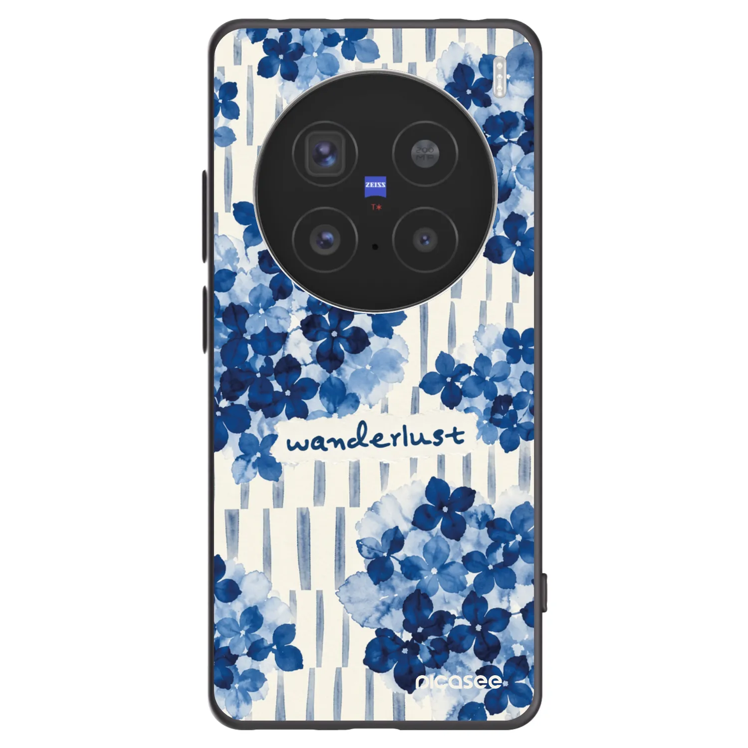 Picasee silikonowe czarne etui na Vivo X200 Pro - Azorea