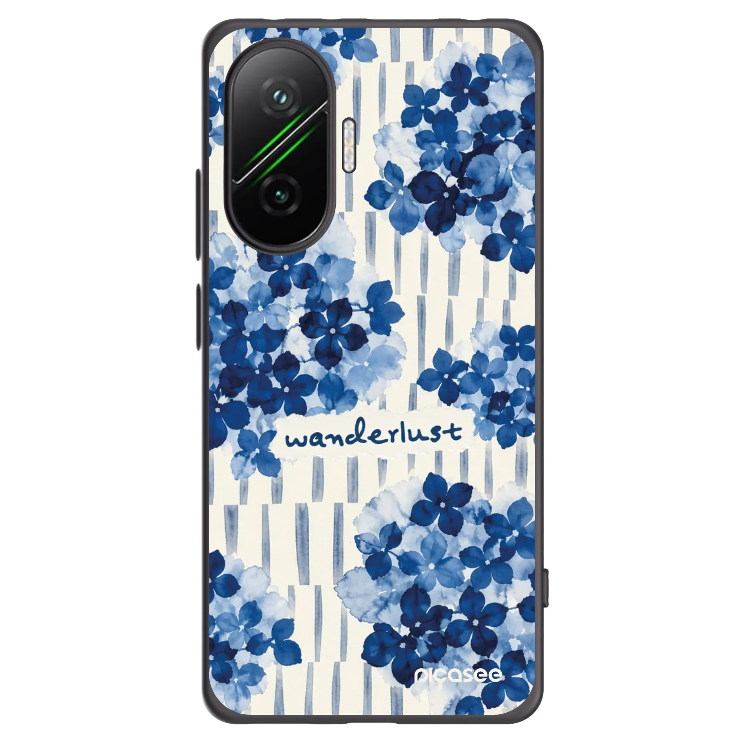 Picasee silikonowe czarne etui na Xiaomi Poco F7 5G - Azorea
