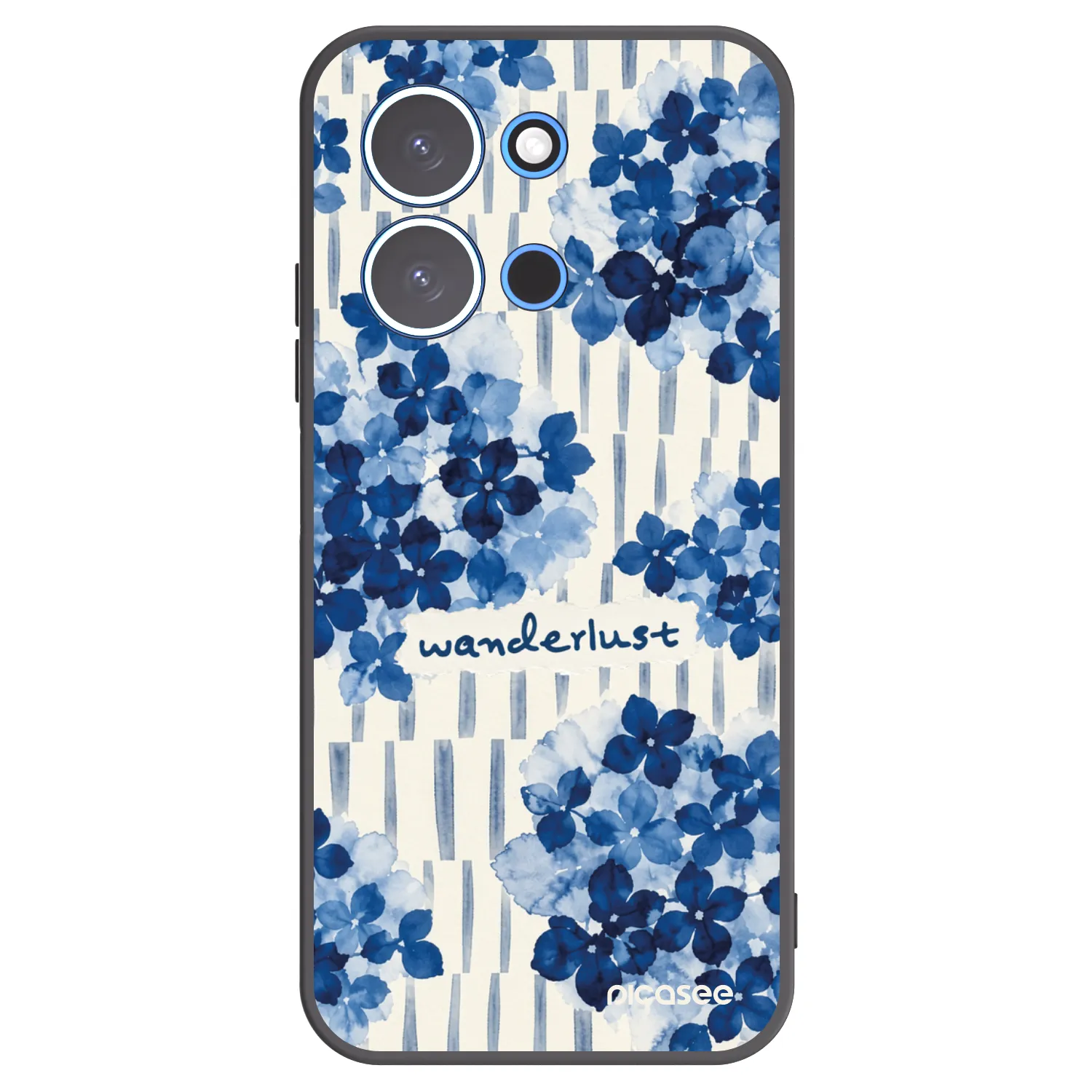 Picasee silikonowe czarne etui na Xiaomi Redmi 15C 4G - Azorea