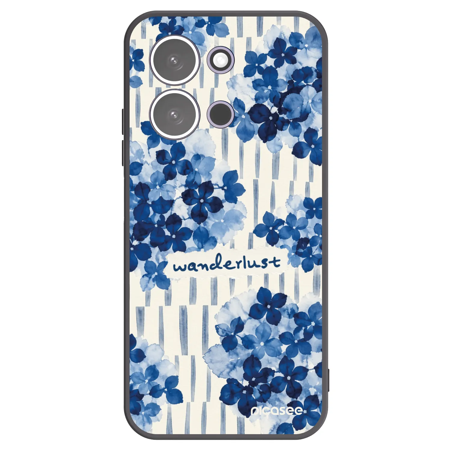 Picasee silikonowe czarne etui na Xiaomi Redmi 15C 5G - Azorea