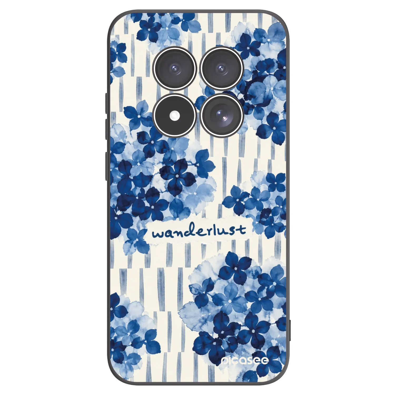 Picasee silikonowe czarne etui na Xiaomi Redmi Note 15 Pro 5G - Azorea