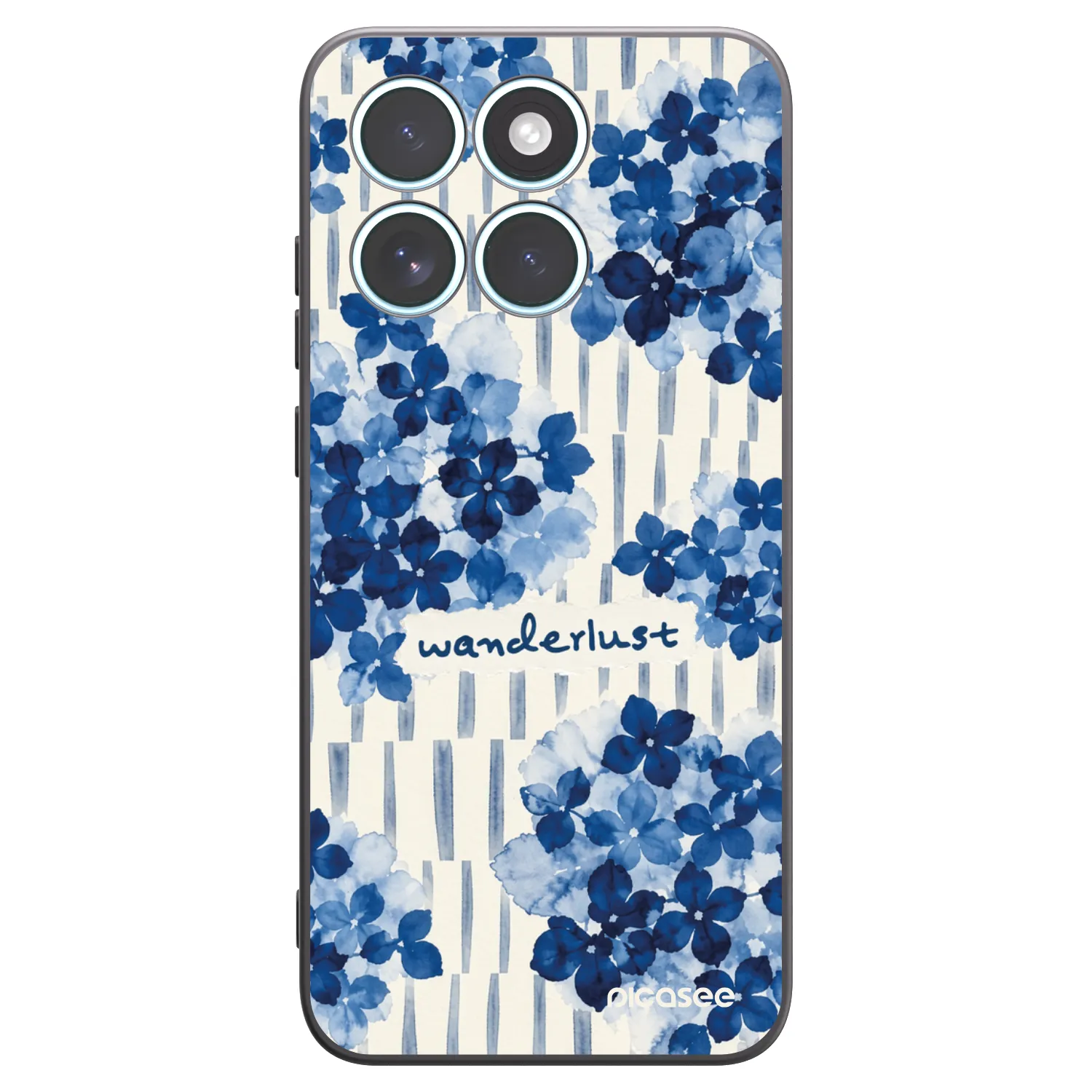 Picasee silikonowe czarne etui na Motorola Edge 70 Fusion - Azorea