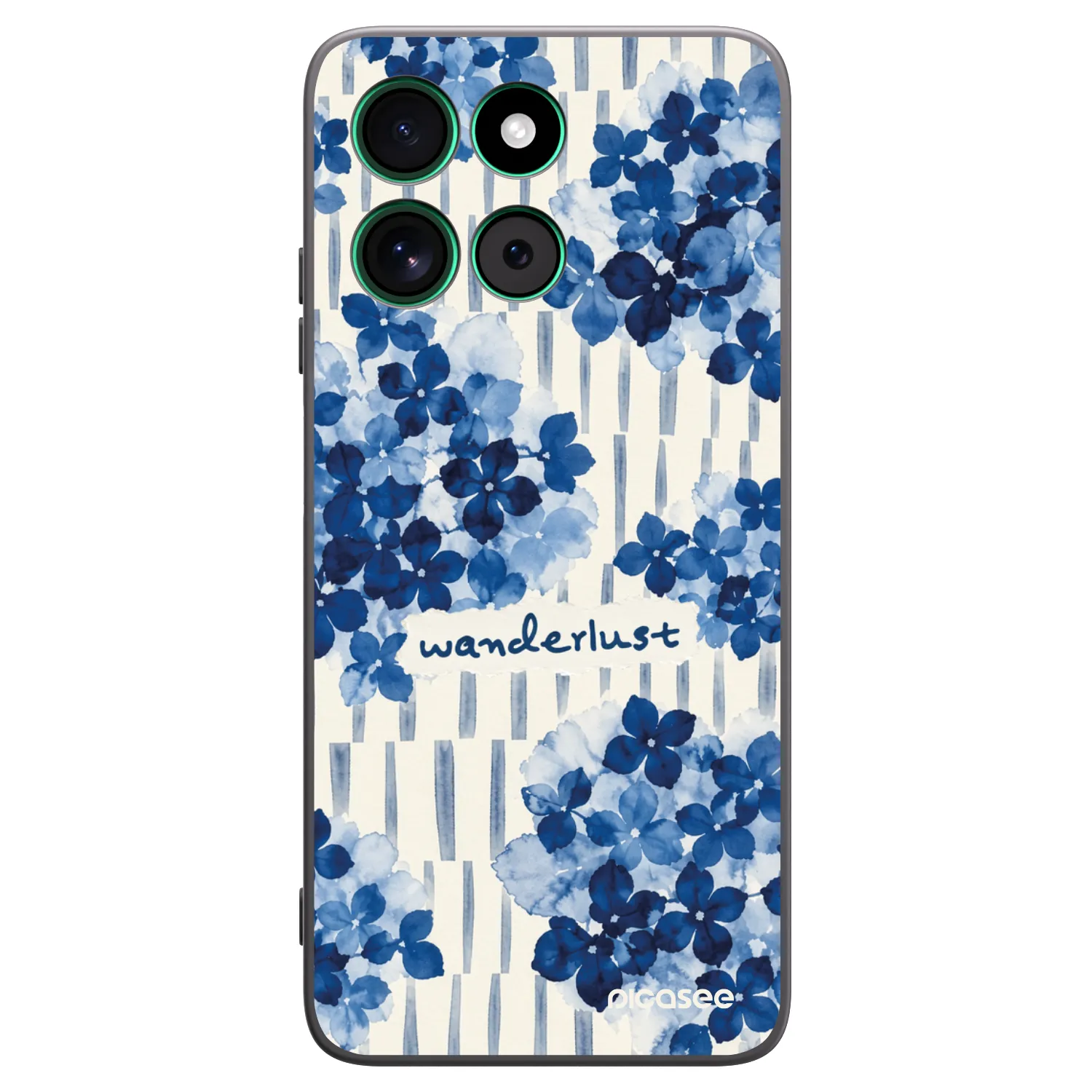 Picasee silikonowe czarne etui na Motorola Moto G57 Power - Azorea