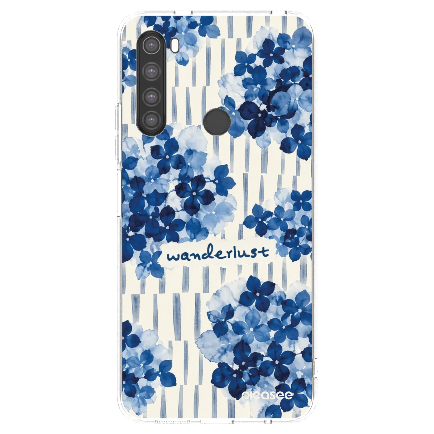Picasee silikonowe przeźroczyste etui na Xiaomi Redmi Note 8 - Azorea