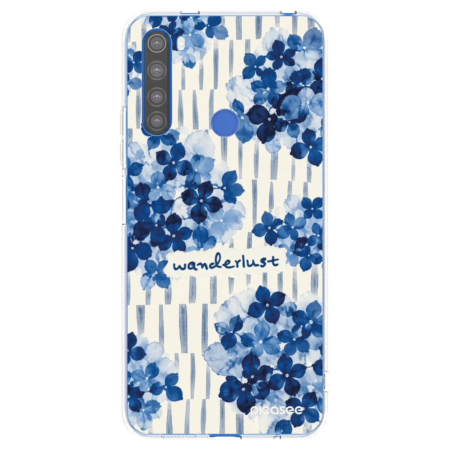 Picasee silikonowe przeźroczyste etui na Xiaomi Redmi Note 8T - Azorea