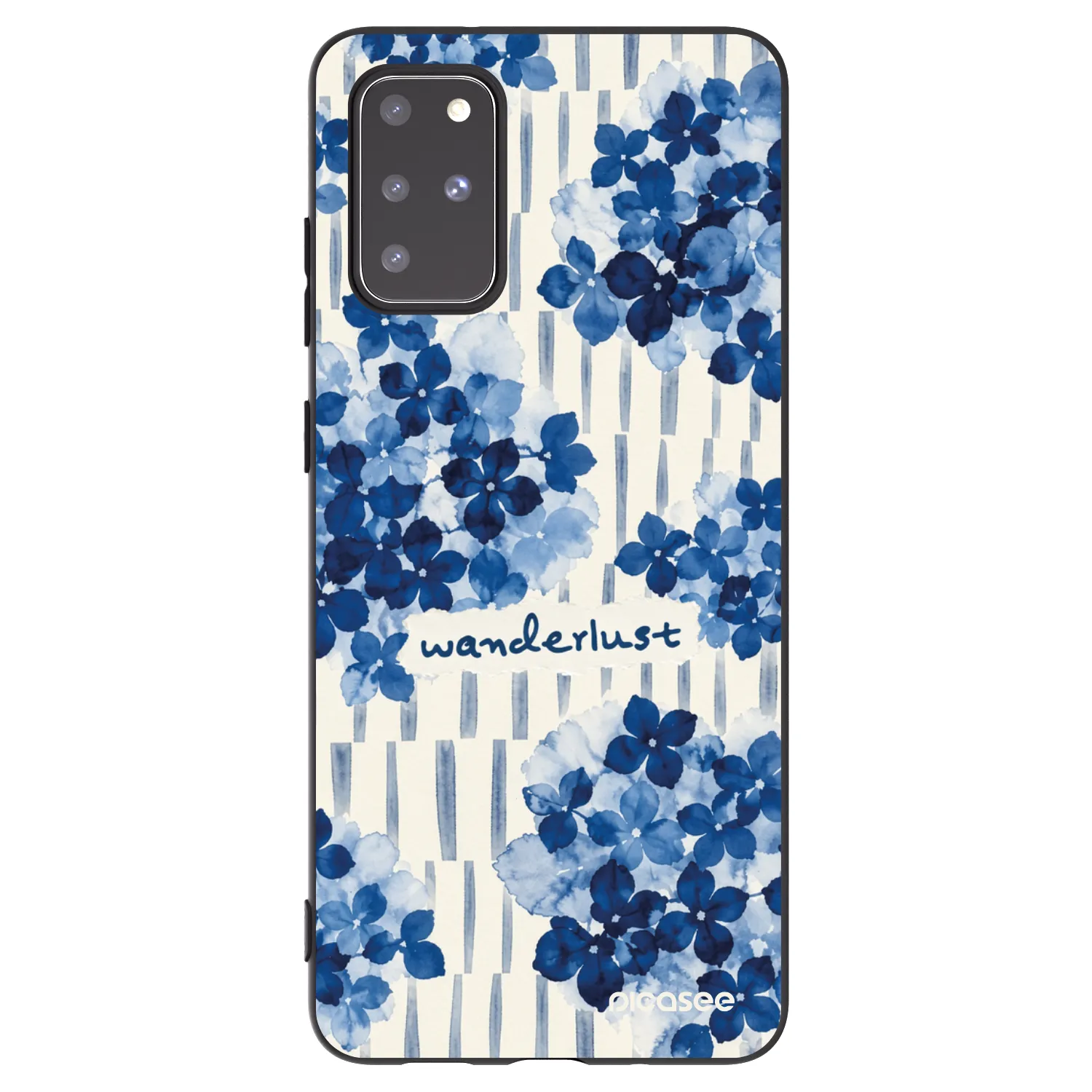 Picasee silikonowe czarne etui na Samsung Galaxy S20+ G985F - Azorea