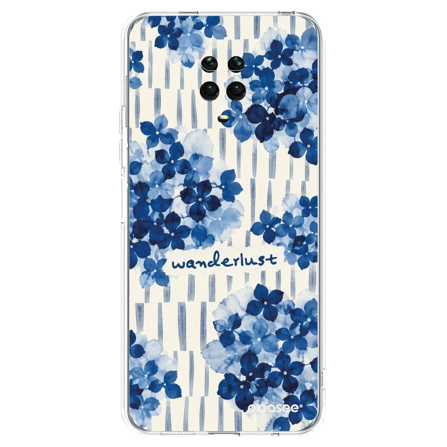Picasee silikonowe przeźroczyste etui na Xiaomi Redmi Note 9 Pro - Azorea