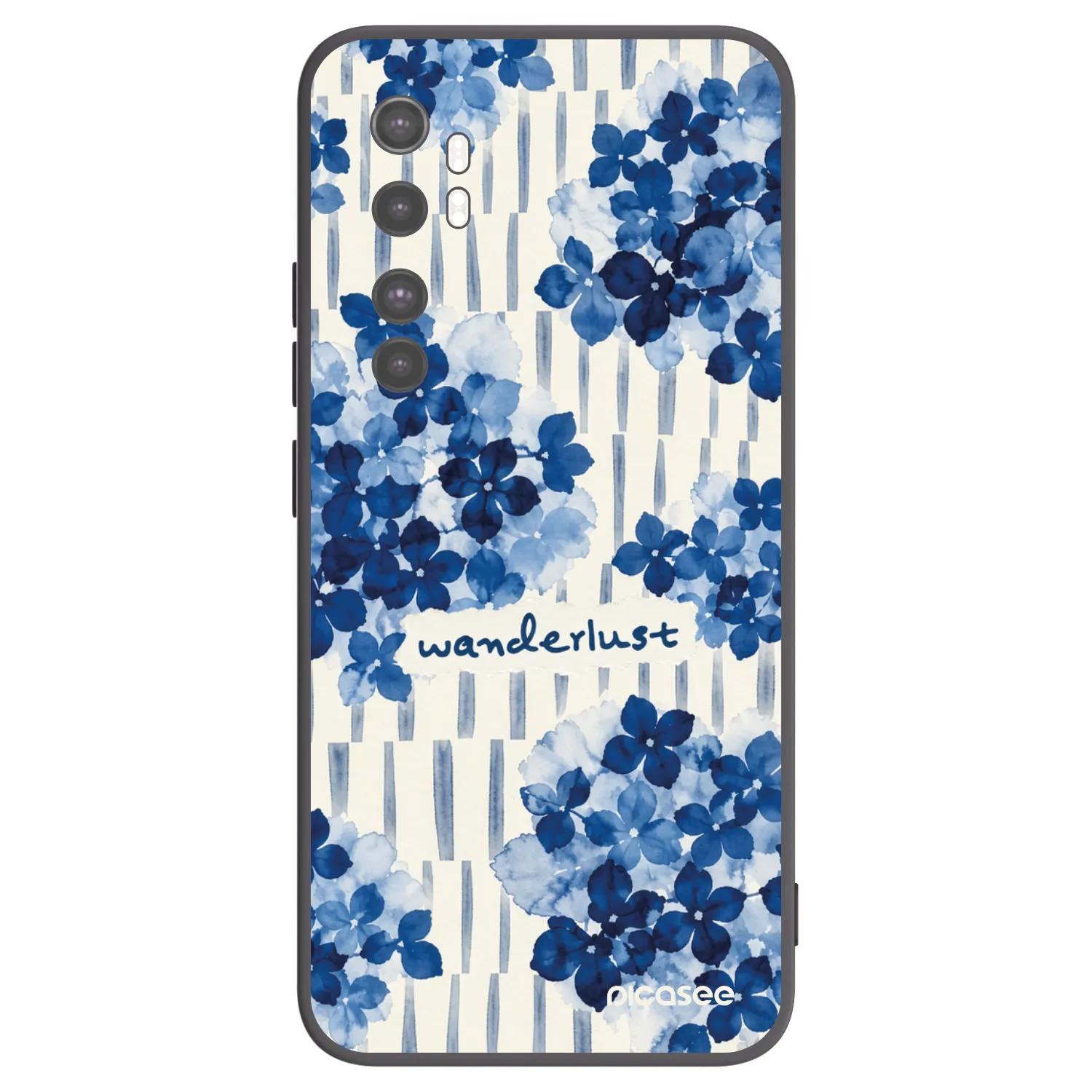 Picasee silikonowe czarne etui na Xiaomi Mi Note 10 Lite - Azorea