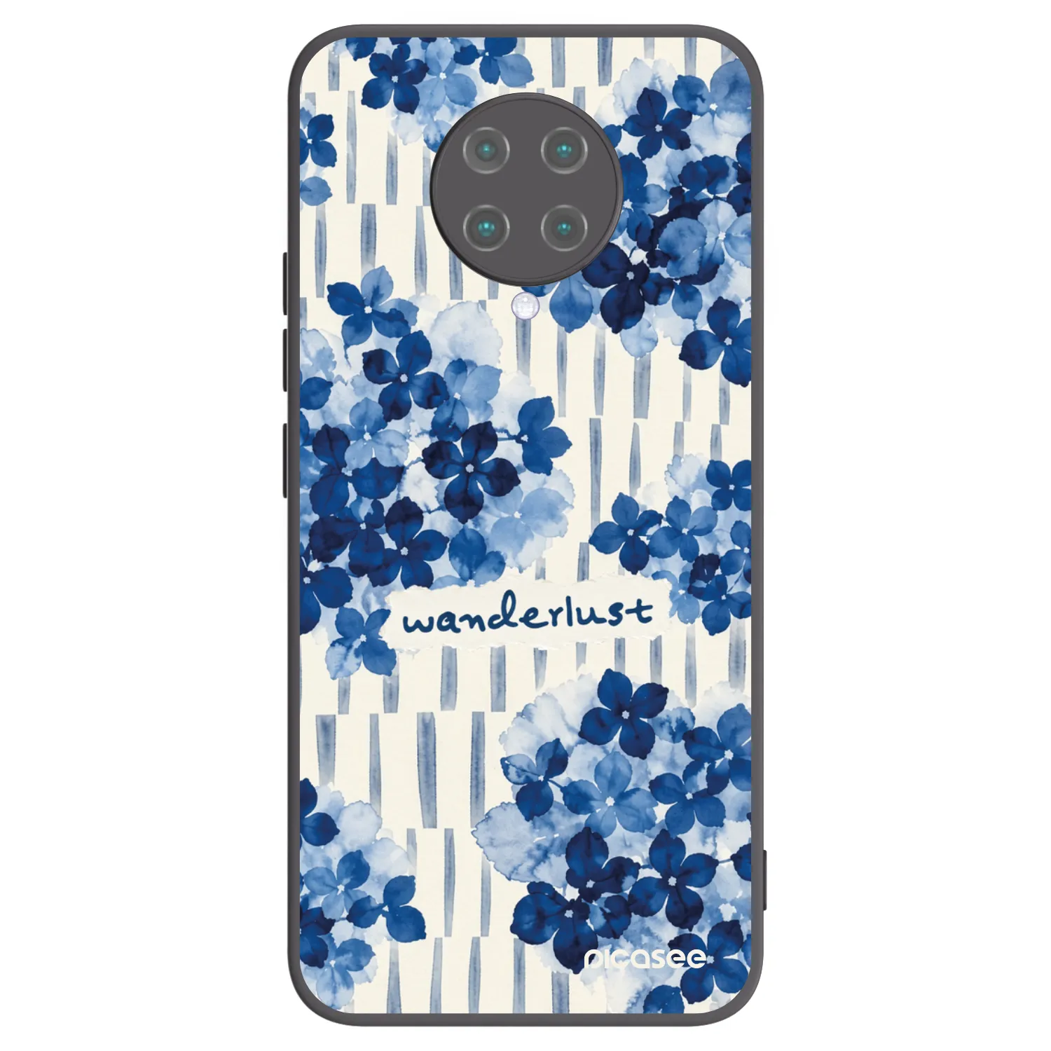 Picasee silikonowe czarne etui na Xiaomi Poco F2 Pro - Azorea