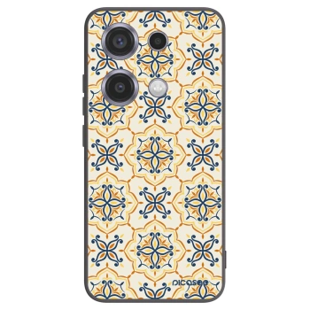 Picasee silikonowe czarne etui na Xiaomi Redmi Note 14S - Majolica