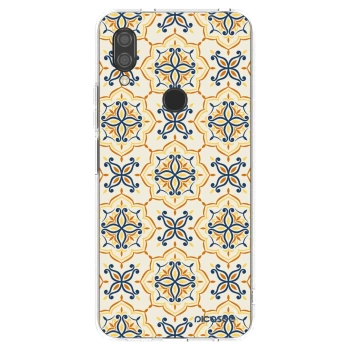 Picasee silikonowe przeźroczyste etui na Xiaomi Redmi 7 - Majolica